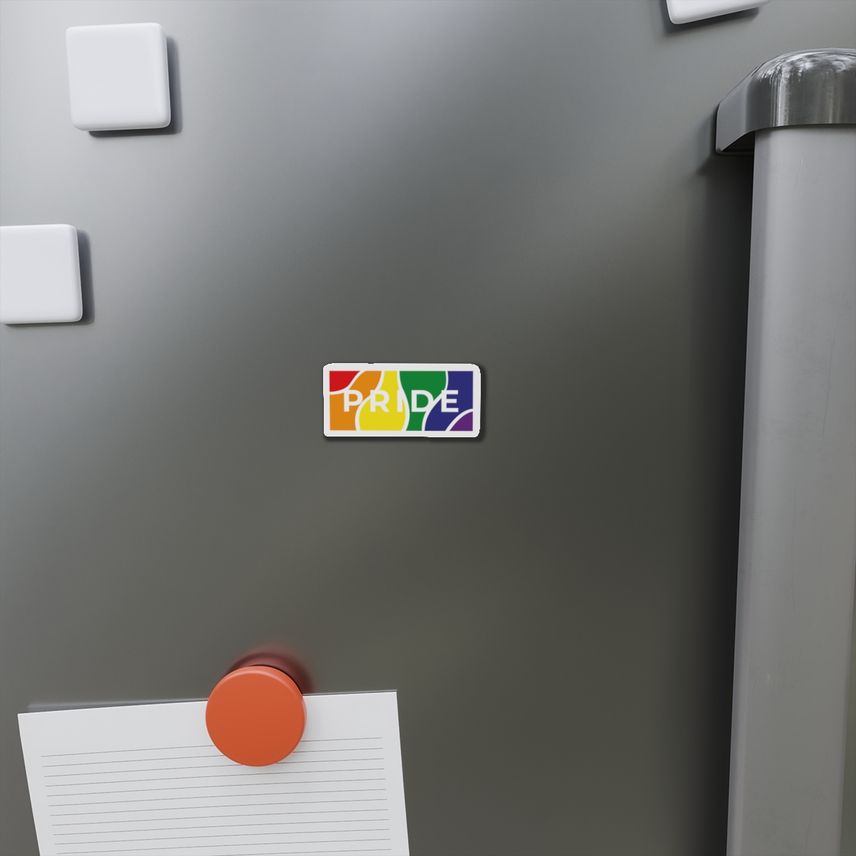 Gay Pride Month Colors Lgbtq Rainbow Background Tolerance Festival Die Cut Magnets - Image 2