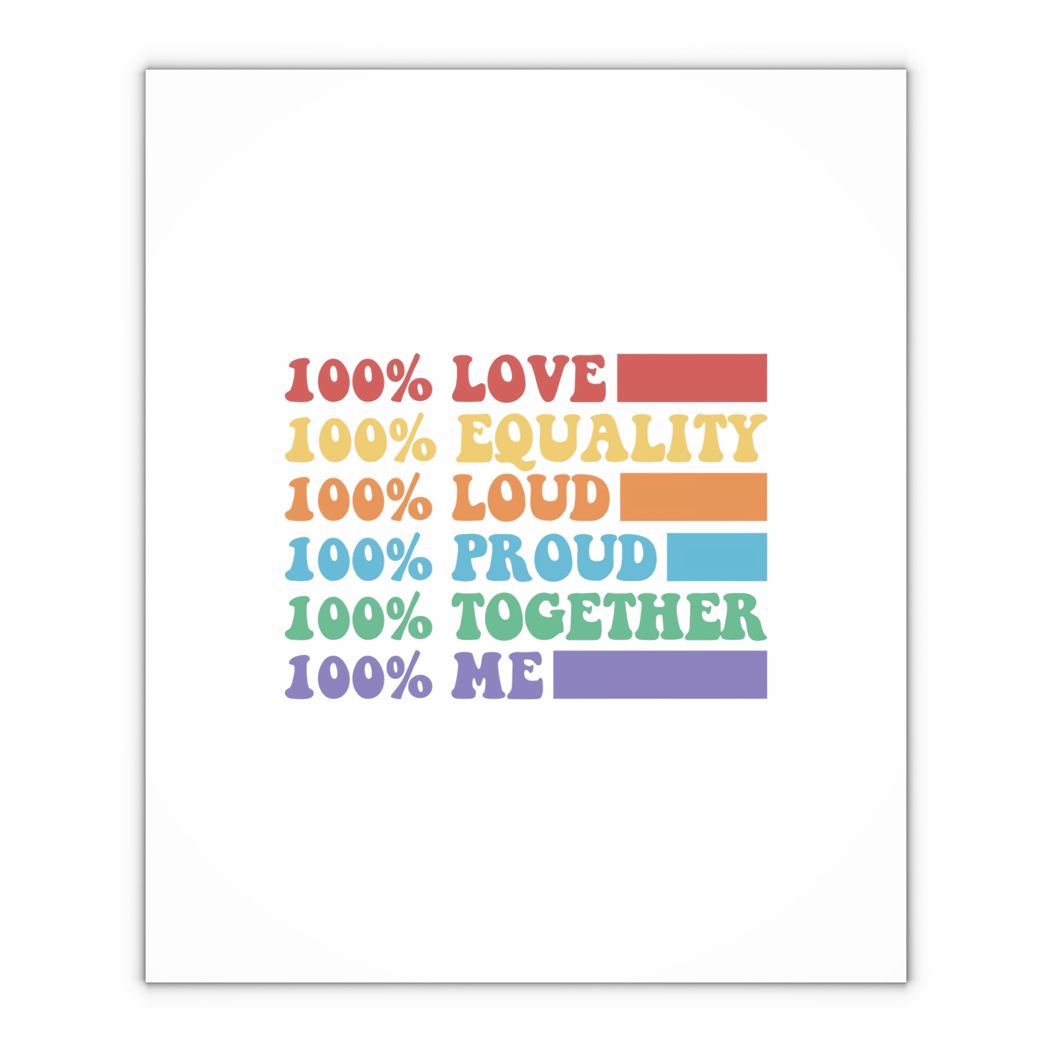 Pride Lgbt Gay Typography T Shirt Design Gift Wrapping Paper Sheets 1pc - Image 4