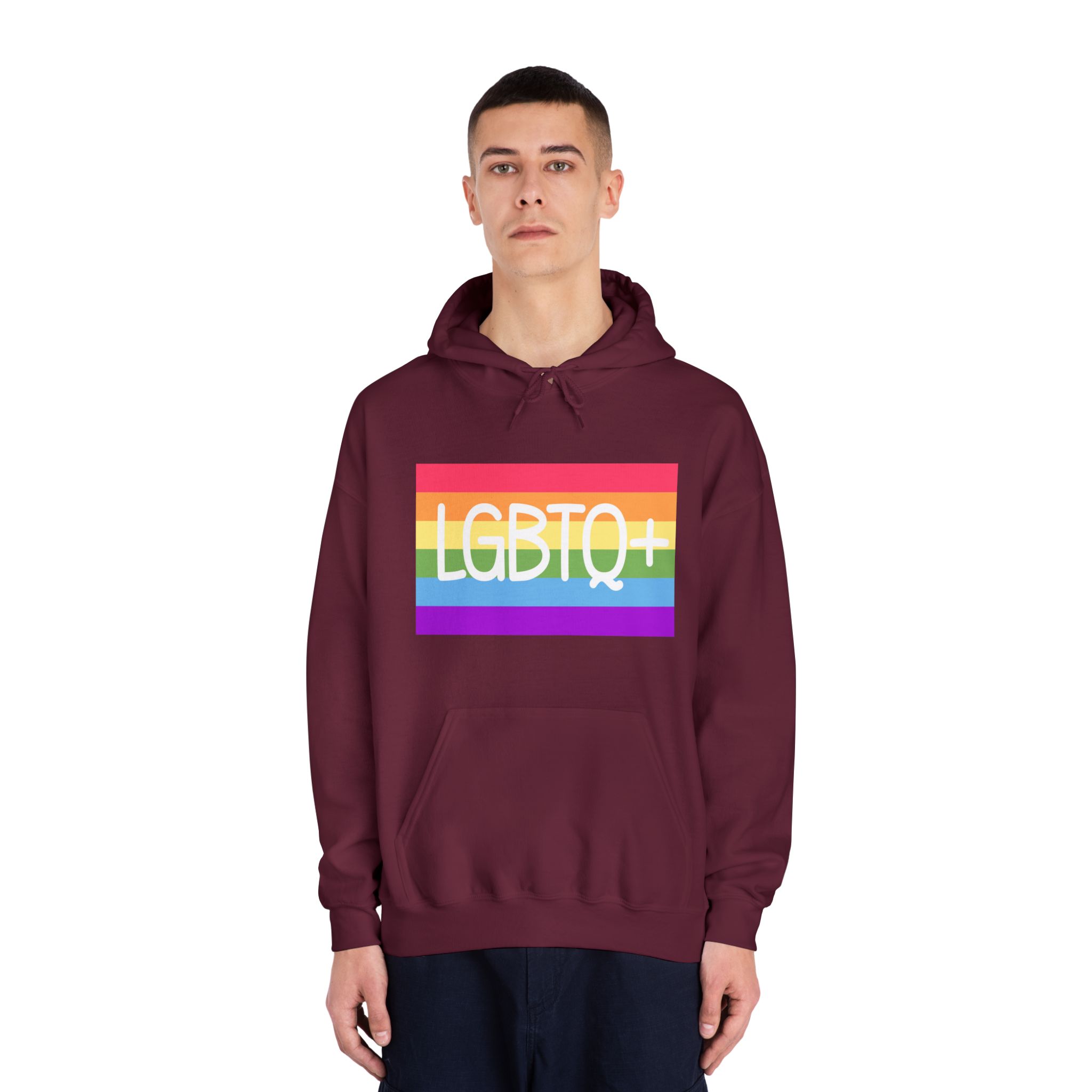 Pride Concept Background Lgbtq Pride Unisex Dryblend Hooded Sweatshirt - Image 19