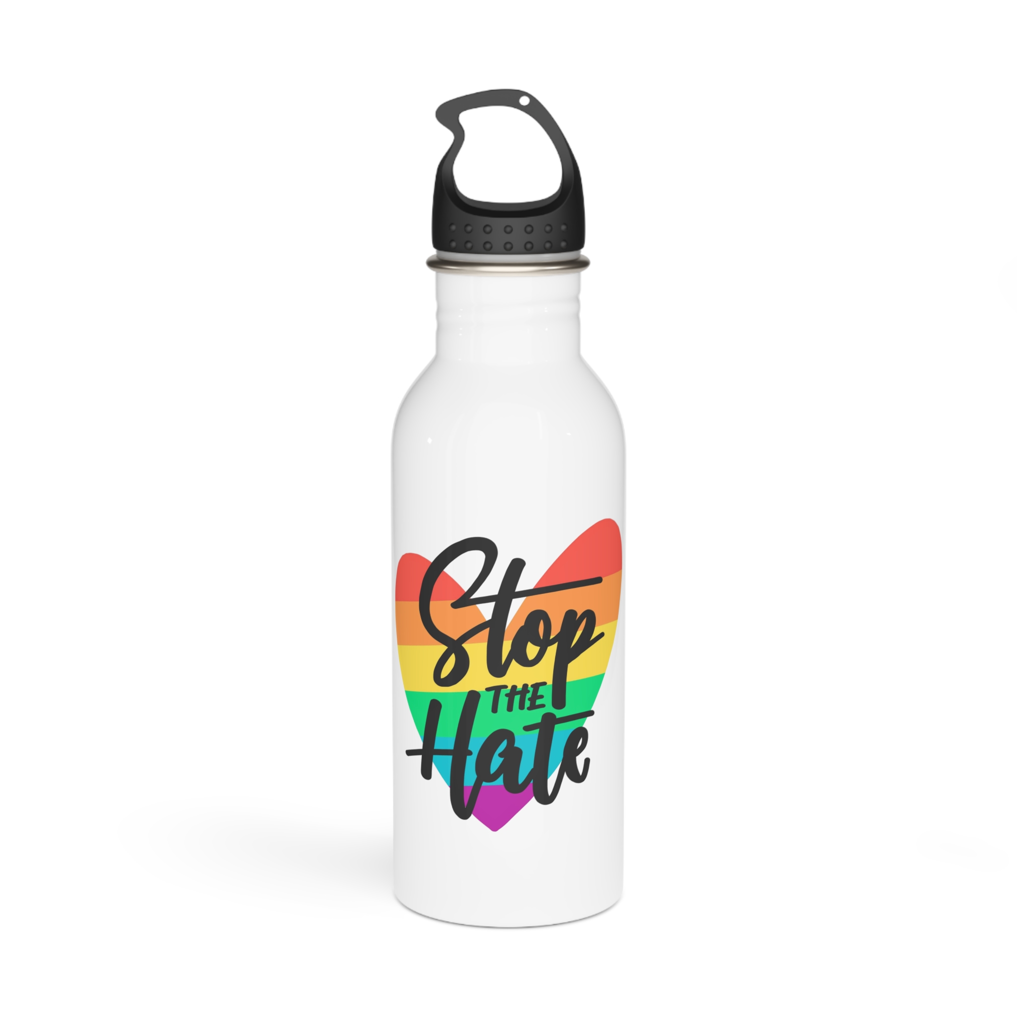 Pride Day Lettering Concept(1) Stainless Steel Water Bottle