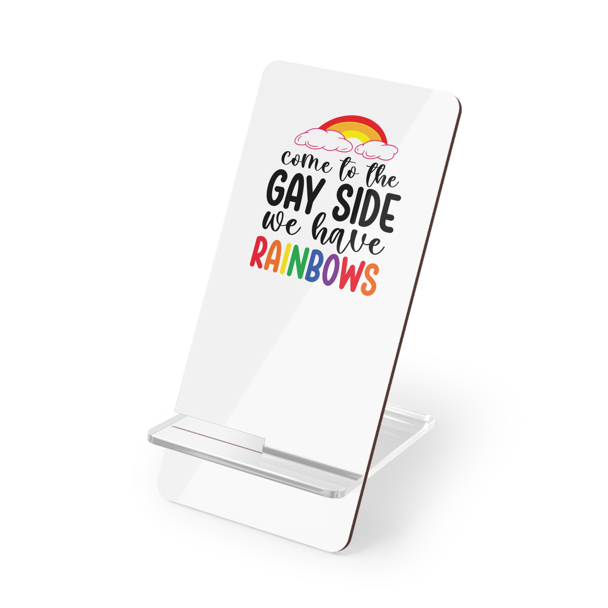 Gay Pride Svg Design Mobile Display Stand For Smartphones
