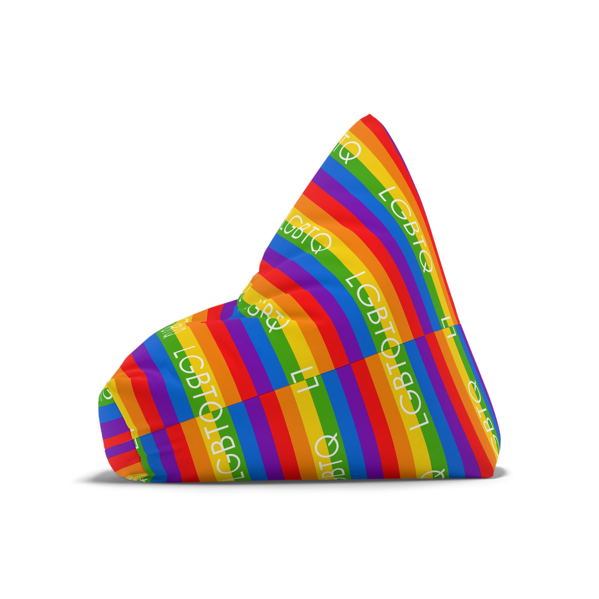 Lesbian Gay Bisexual Transgender Queer Flag Rainbow Pride Flag Lgbtq Bean Bag Chair Cover - Image 8