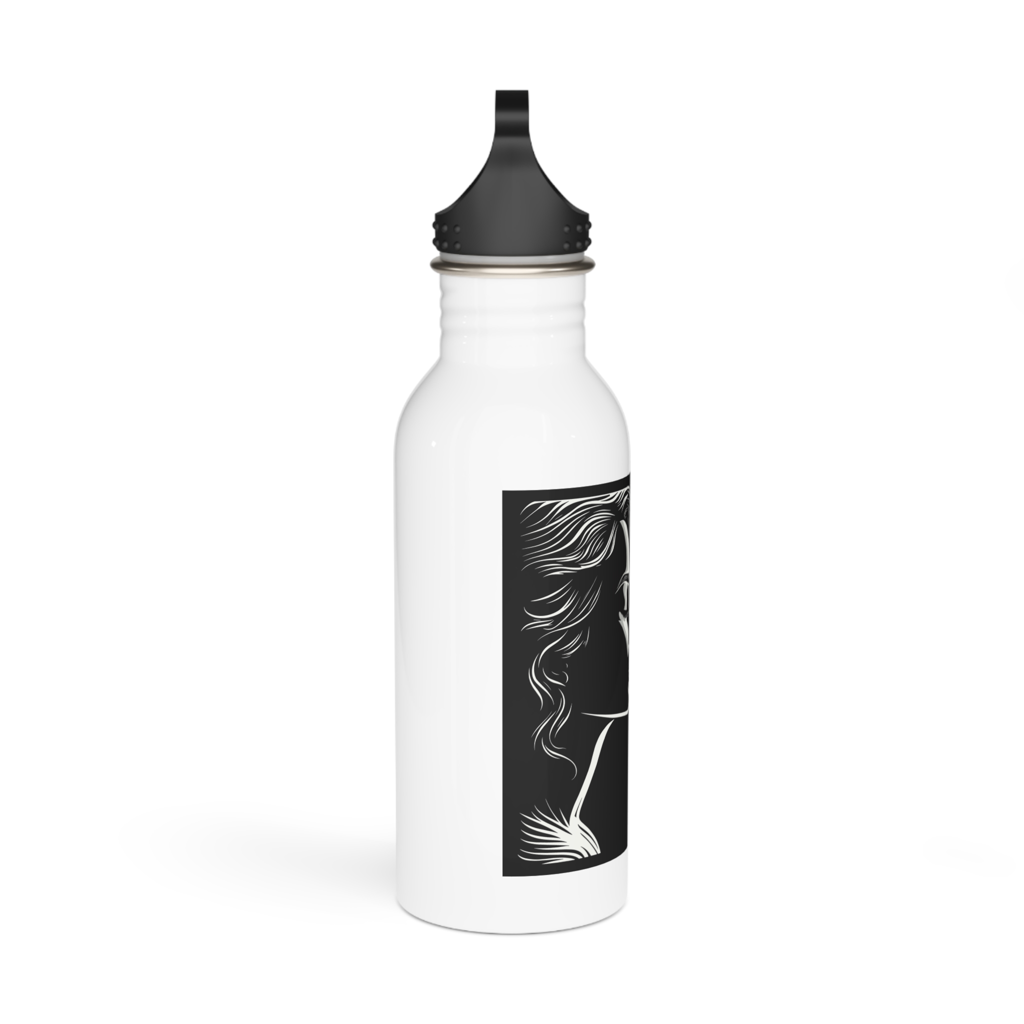 Lesbian Pride Design 33F9F0 Stainless Steel Water Bottle - Image 2