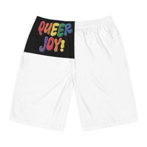 Queer Joy Colorful Celebration Lgbtq Pride Happiness Mens Board Shorts Aop