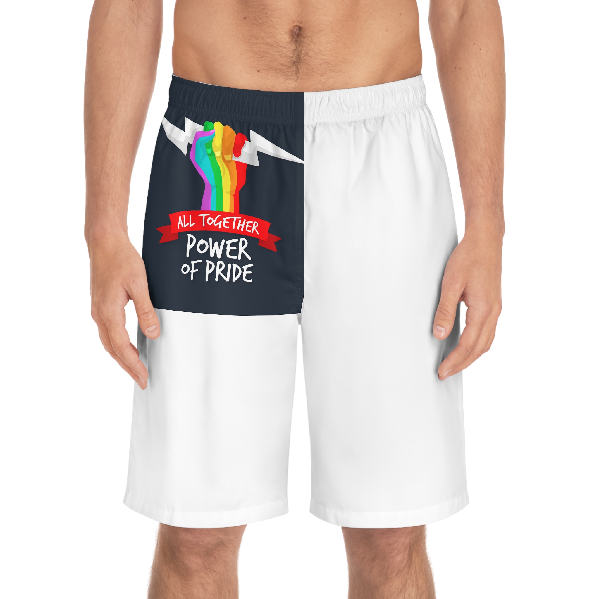 Pride Day Event Theme Mens Board Shorts Aop - Image 3