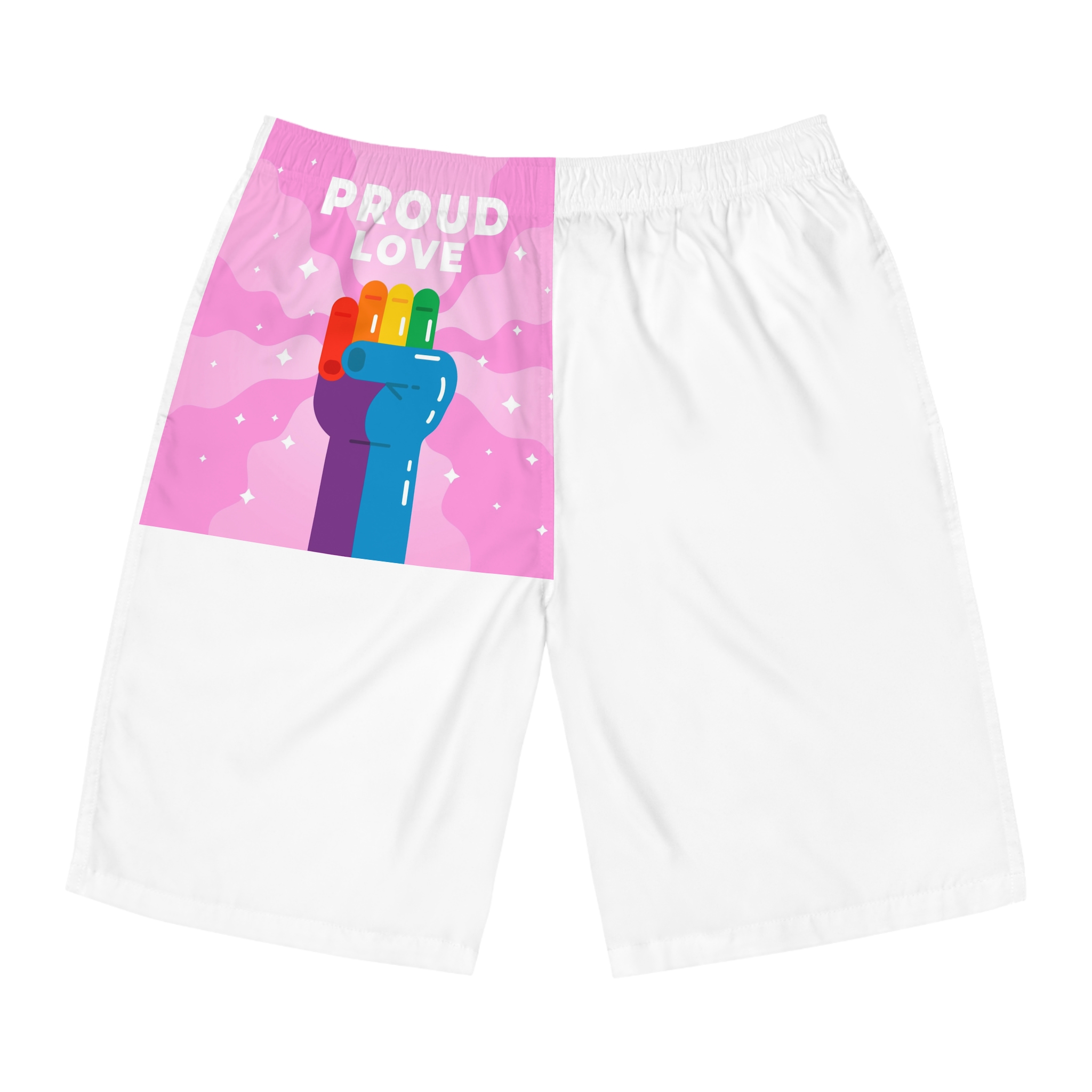 Pride Day Concept(4) Mens Board Shorts Aop