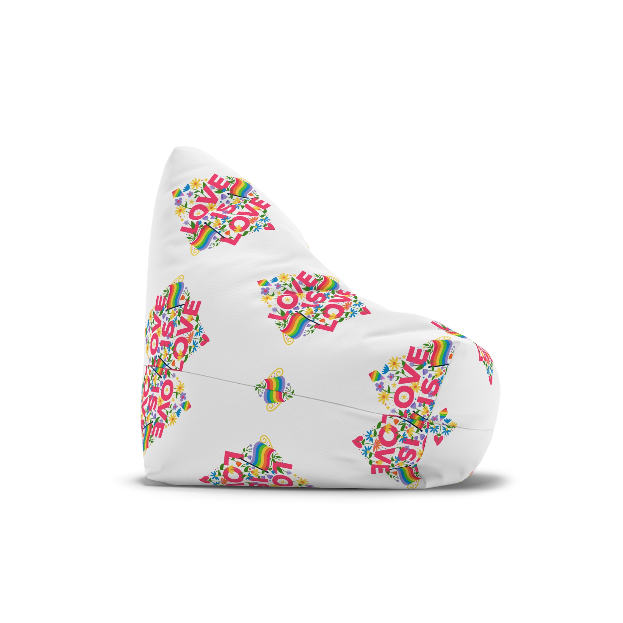 Pride Day Typography Bean Bag Chair Cover - Image 3