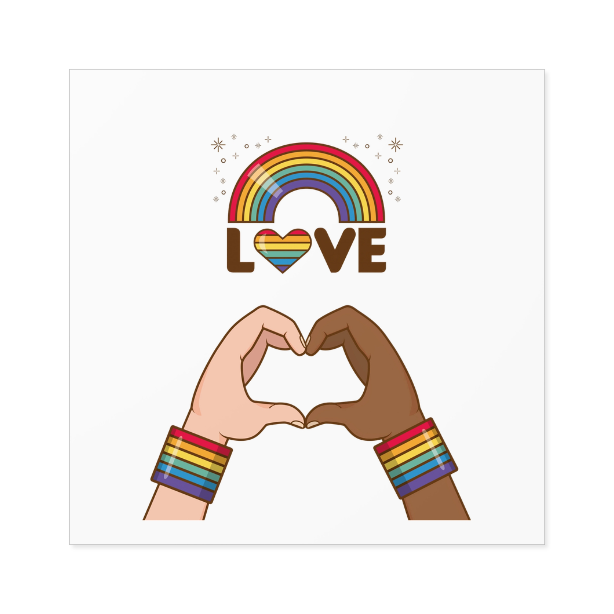 Lgbt Pride Element Collection Laminate Stickers Square - Image 69