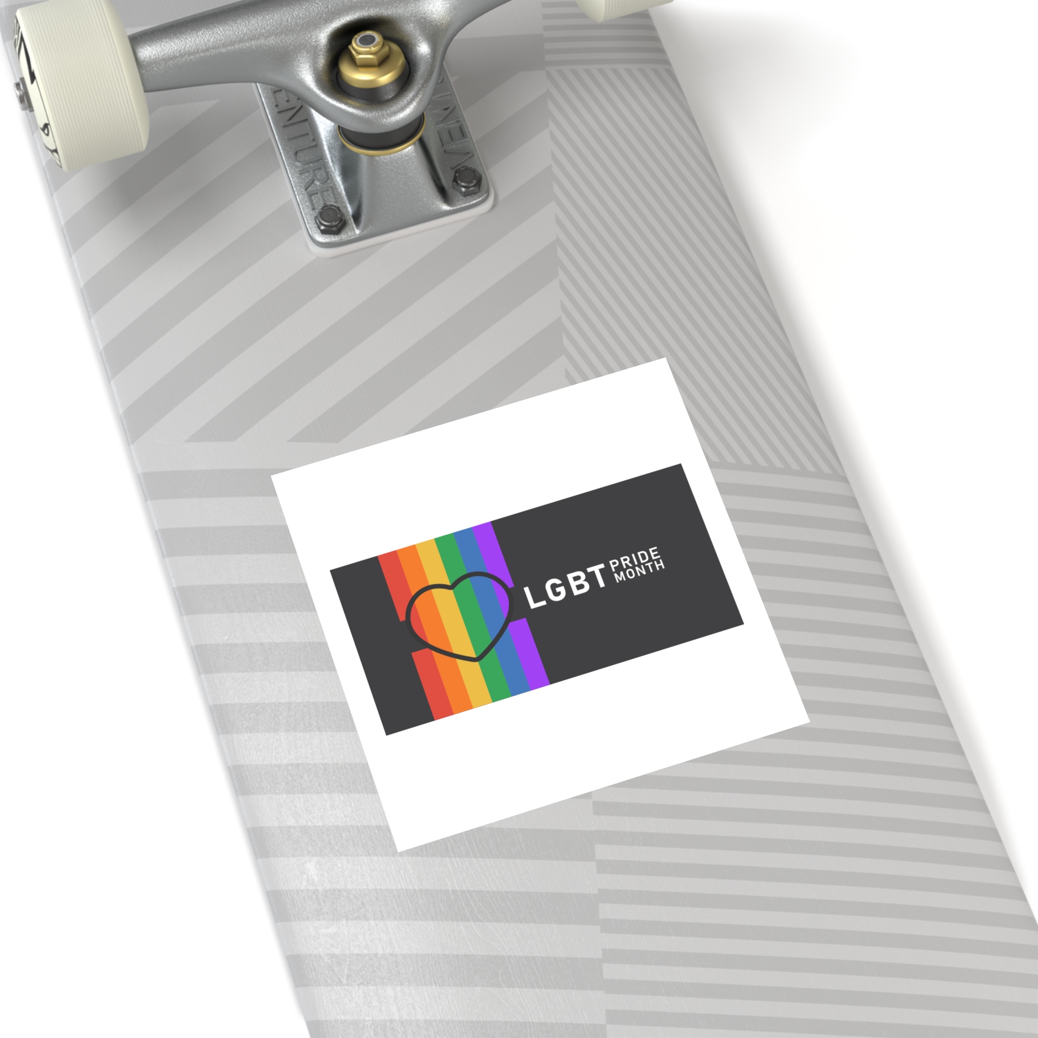 Pride Day Lgbtq Bg Laminate Stickers Square - Image 36