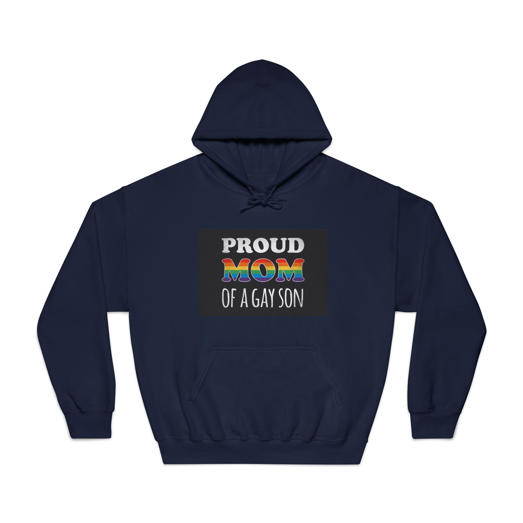 Mother Day Pride Rainbow Typography Vector Premium T Shirt(4) Unisex Dryblend Hooded Sweatshirt - Image 29