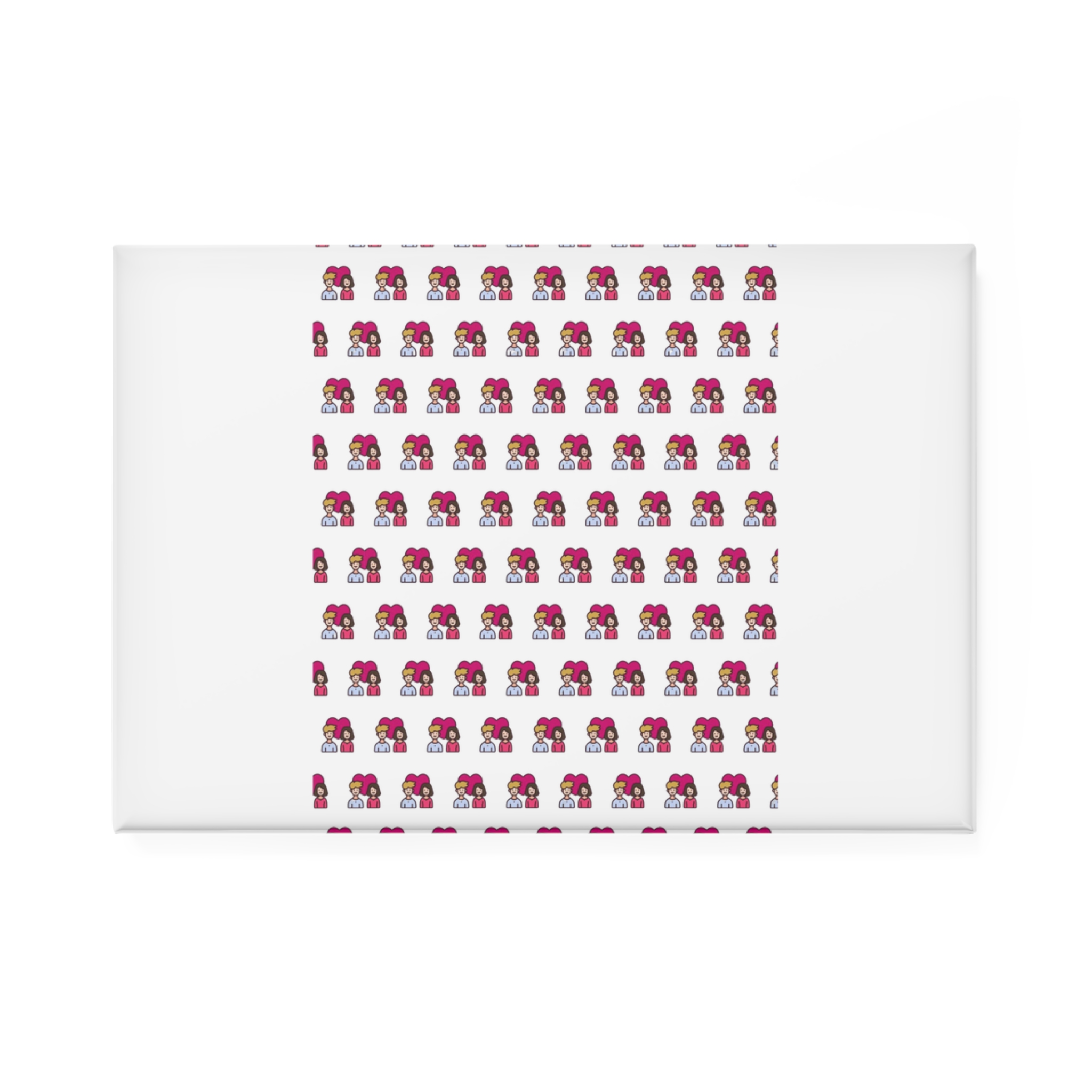 Vactor Seamleass Love Valentines Theme Calendar Button Magnet Rectangle 1 And 10 Pcs - Image 5