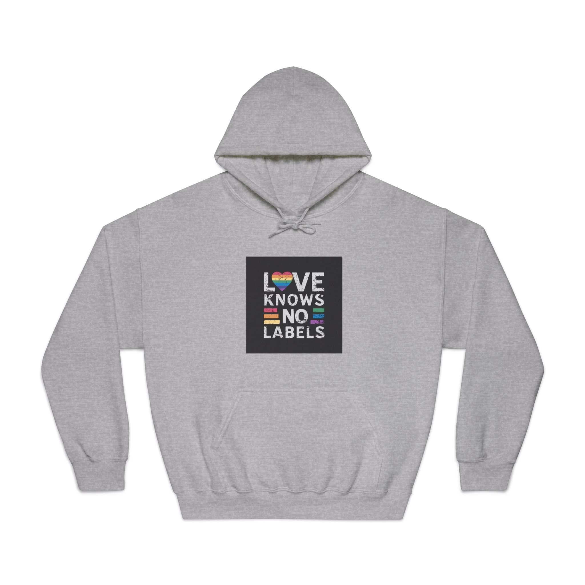 Love Knows No Labels Happy Pride Month Unisex Dryblend Hooded Sweatshirt - Image 13