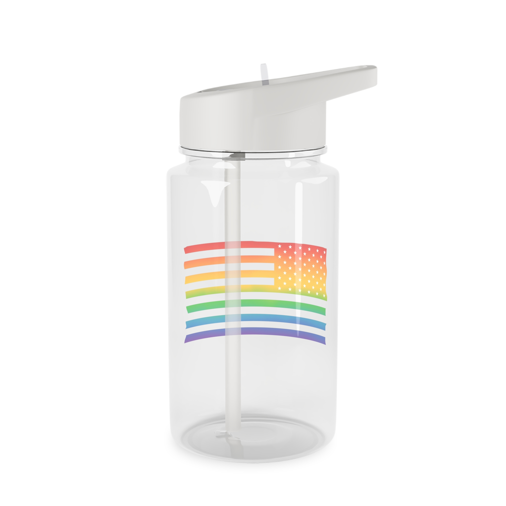 Pride Month America Concept Us Pride Month Flag1 Tritan Water Bottle - Image 2