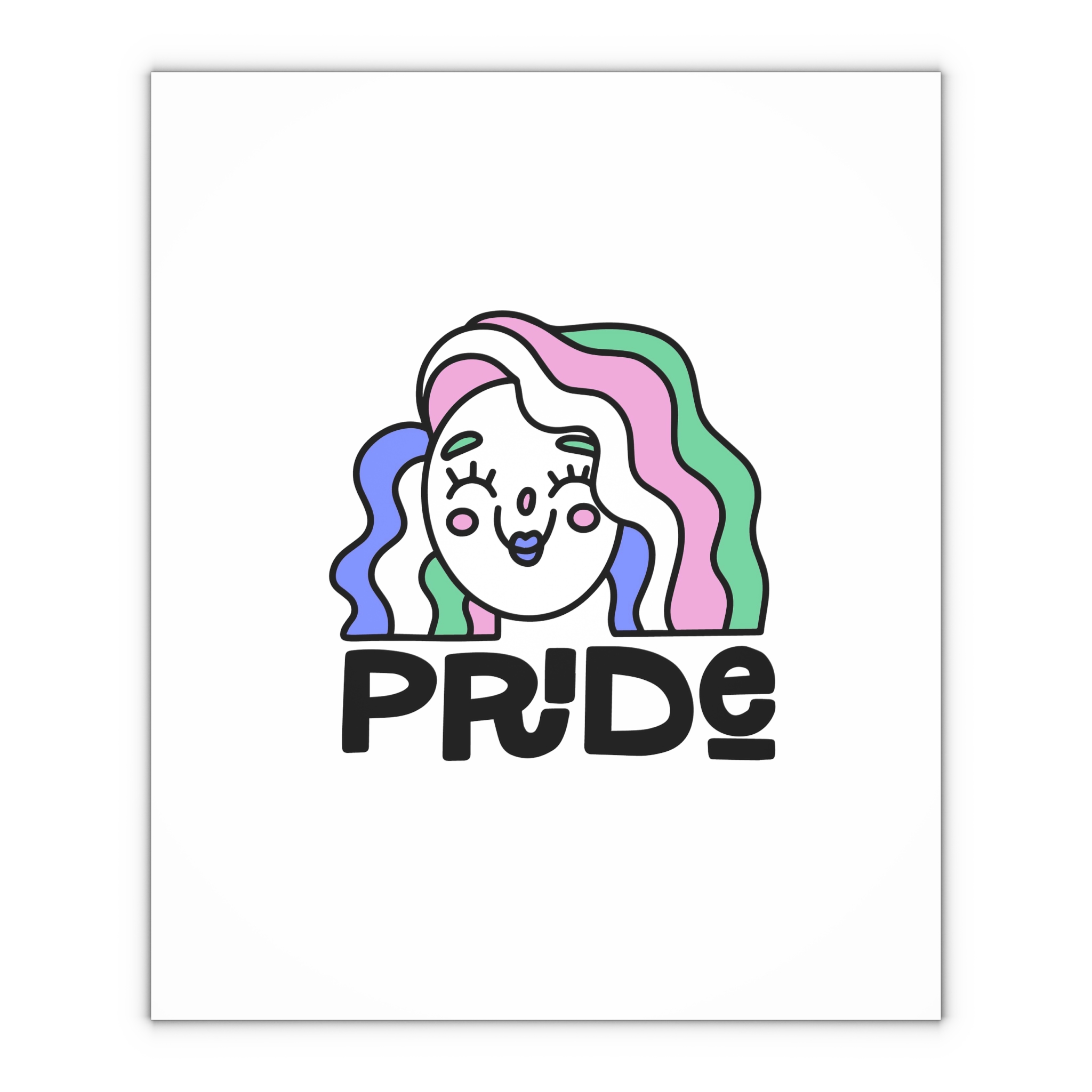Pride Day Lettering Quote Concept Gift Wrapping Paper Sheets 1pc - Image 4