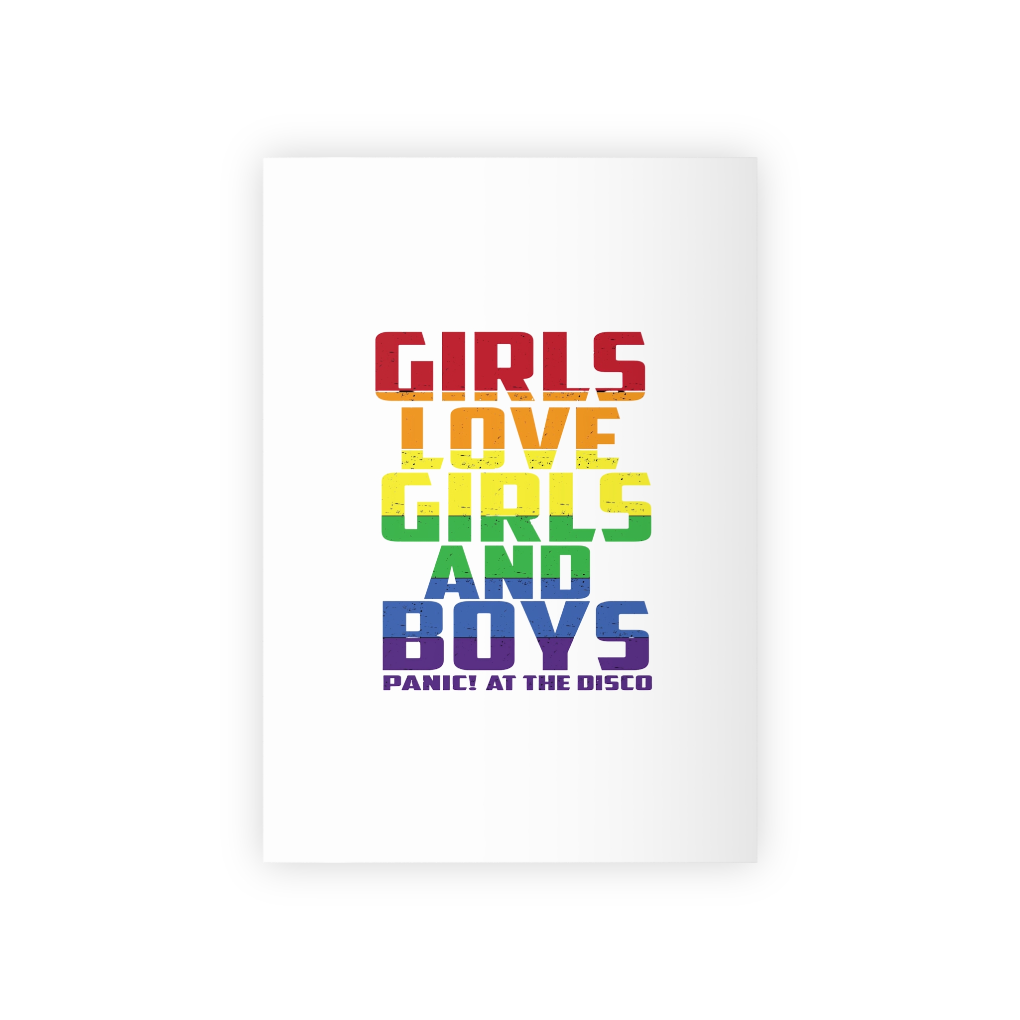 Vector T Shirt Design Template Gift Wrapping Paper Rolls 1pc