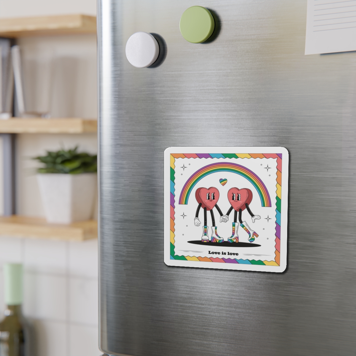 Hand Drawn Illustration Pride Month Celebration(4) Die Cut Magnets - Image 9