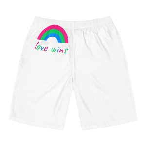 Colorful Rainbow Shape Polysexual Pride Flag Happy Pride Day Lgbtqia Community Pride Month Vector Hand Drawn Doodle Posters Stickers Logo Cards Mens Board Shorts Aop