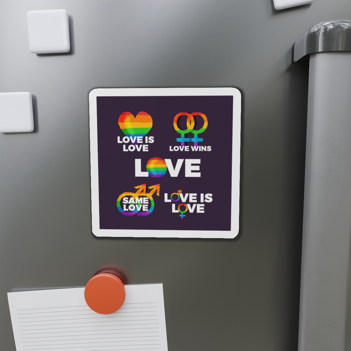 Colorful Pride Day Labels Die Cut Magnets - Image 11