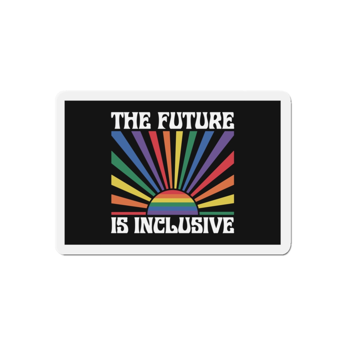 Pride Lgbtq Gay Typography Vector Tshirt Design Die Cut Magnets - Image 4