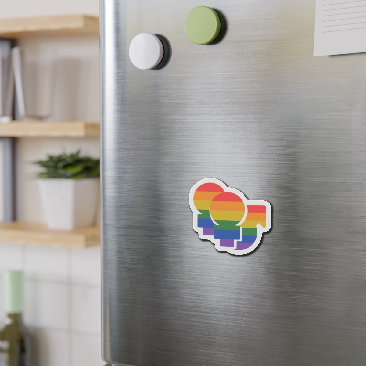 Lgbt Icon Isolated Black Background Diversity Human Right Concept Lgbt Community Vector Flat Illustration Poster Card Banner Die Cut Magnets - Image 6