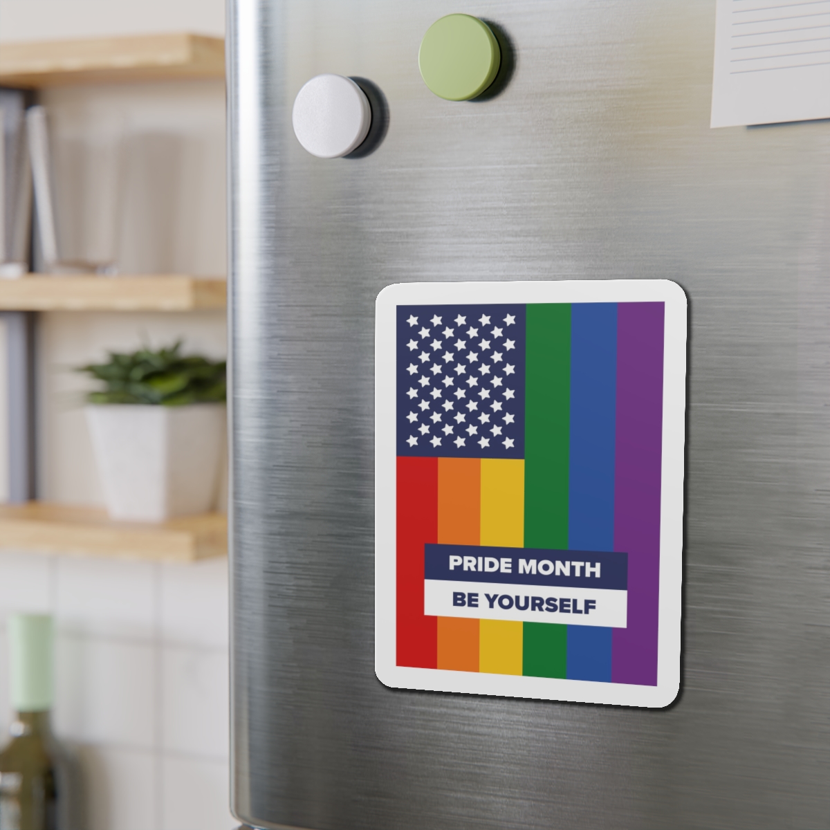 Lesbian Pride Design 8F6ACB Die Cut Magnets - Image 15