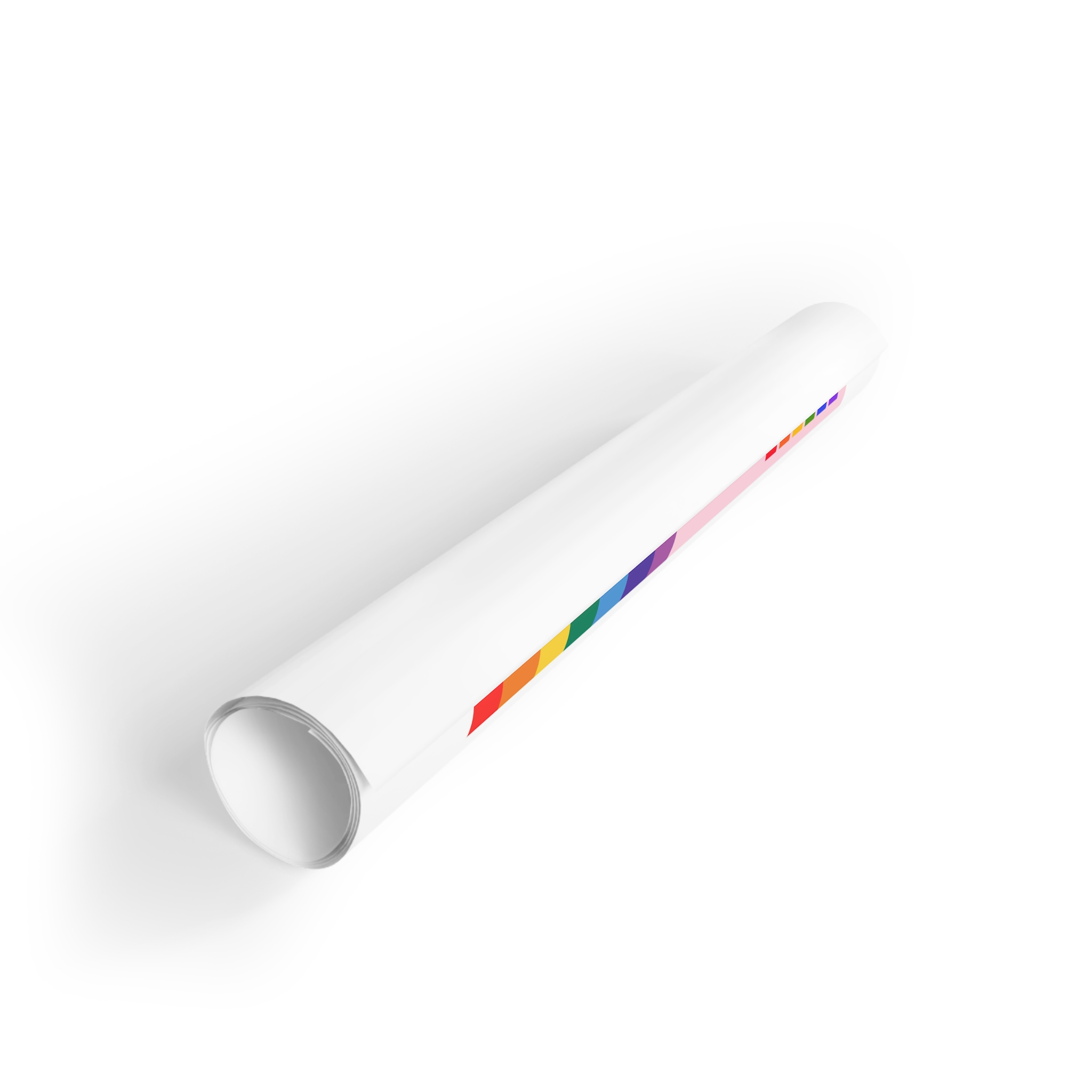Cute Simple Banner Pride Month Symbols Pride Month With Lgbtq Flag Colours Gift Wrapping Paper Rolls 1pc - Image 2