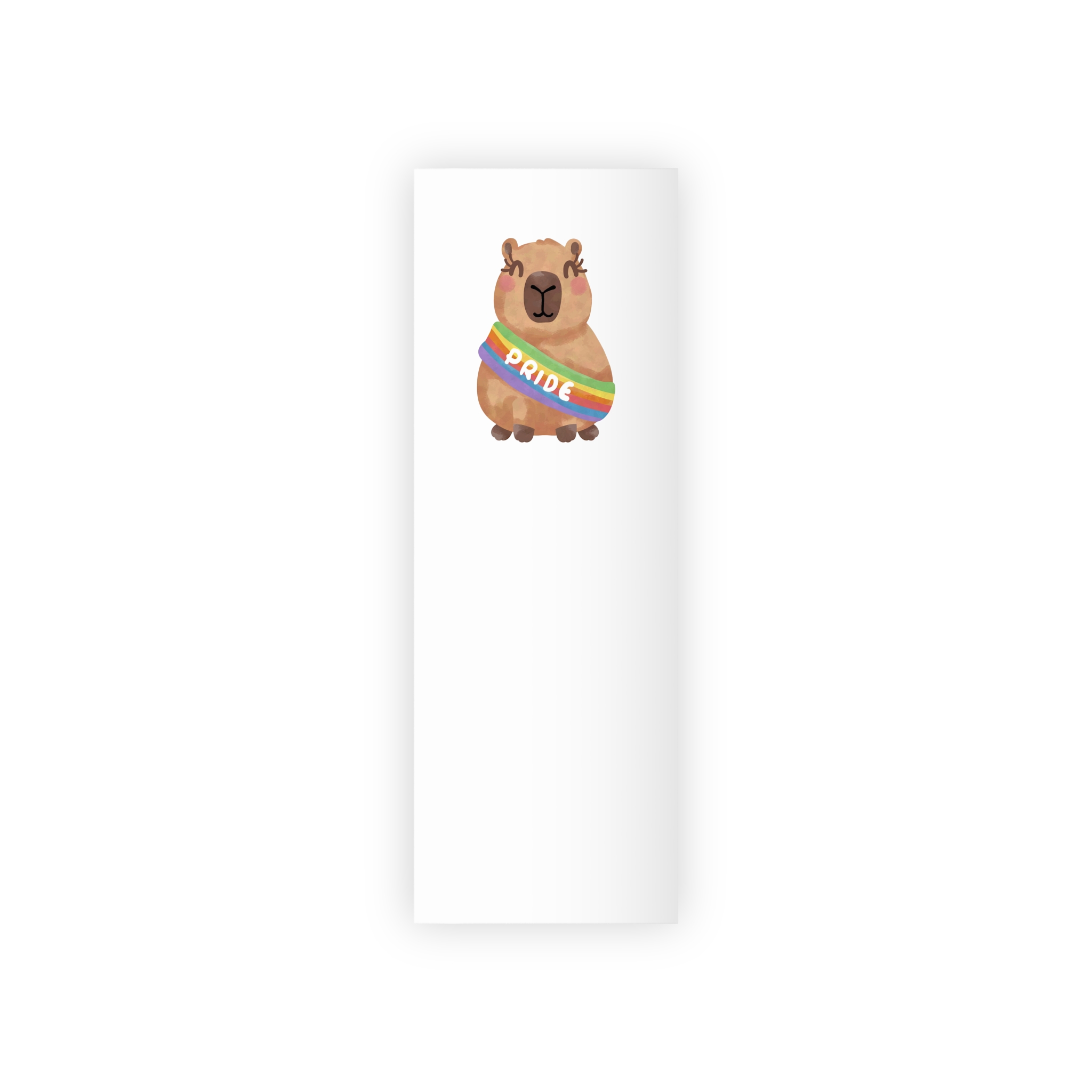 Cute Capybara With Rainbow Pride Sash Illustration Gift Wrapping Paper Rolls 1pc - Image 5