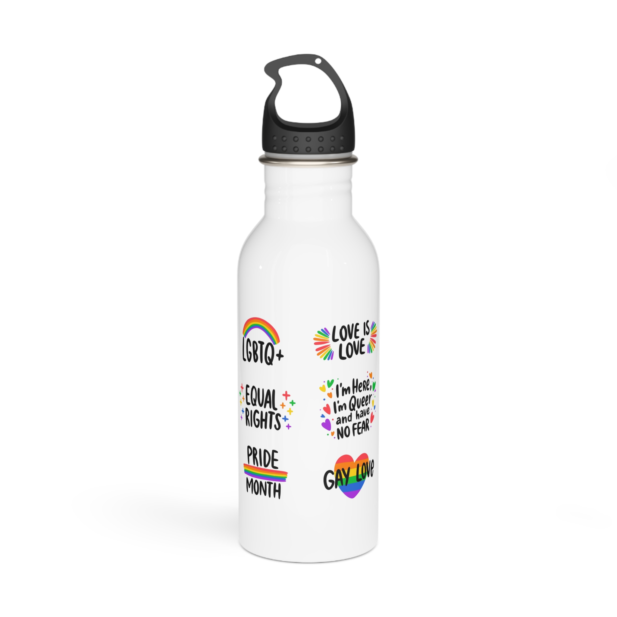 Labels Design Pride Day Event (1) Stainless Steel Water Bottle