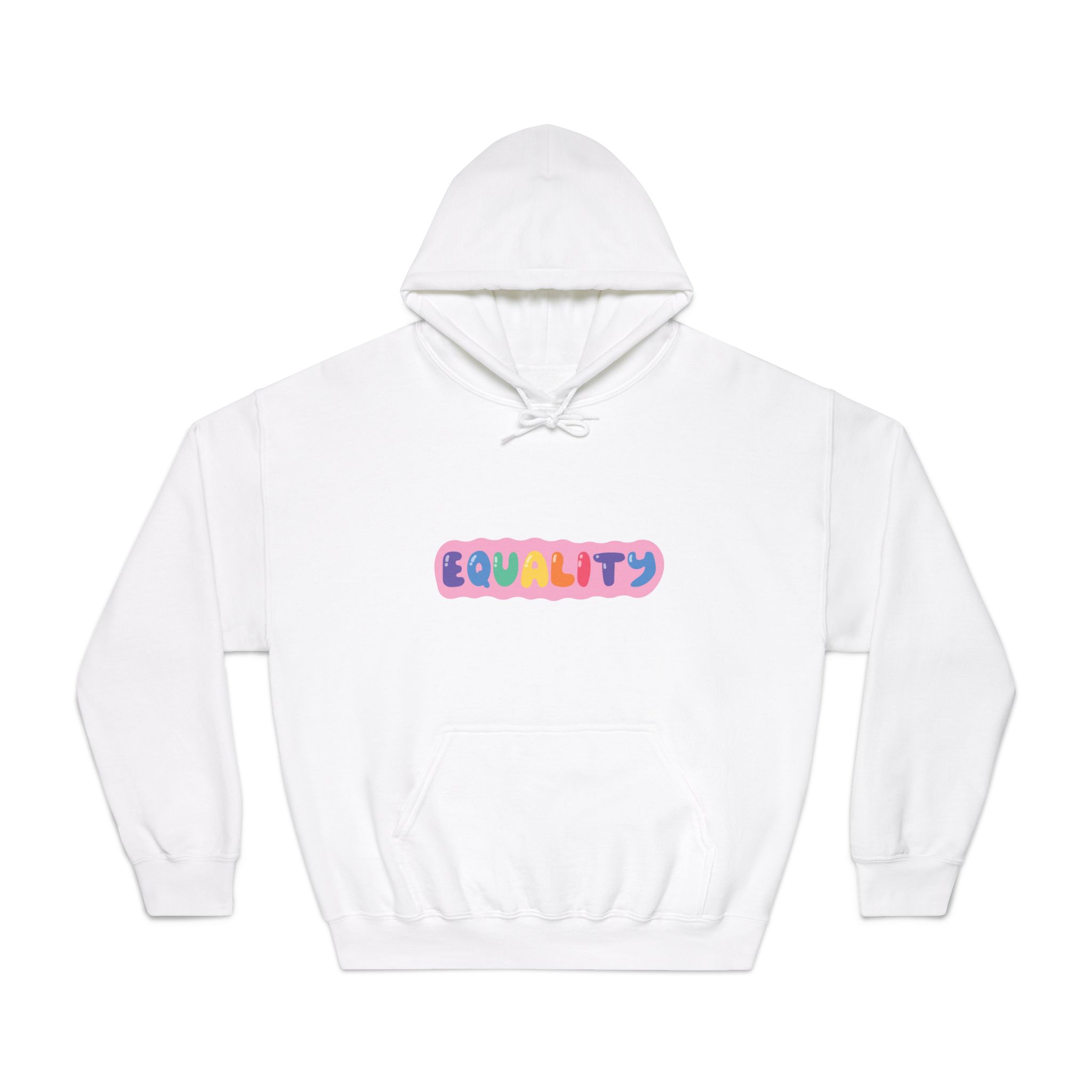 Lgbt Sticker Pack White Background Lgbtq Set Symbol Lgbt Pride Community Rainbow Elements Vector Hand Draw Illustration Hand Drawn Lettering Copia Unisex Dryblend Hooded Sweatshirt