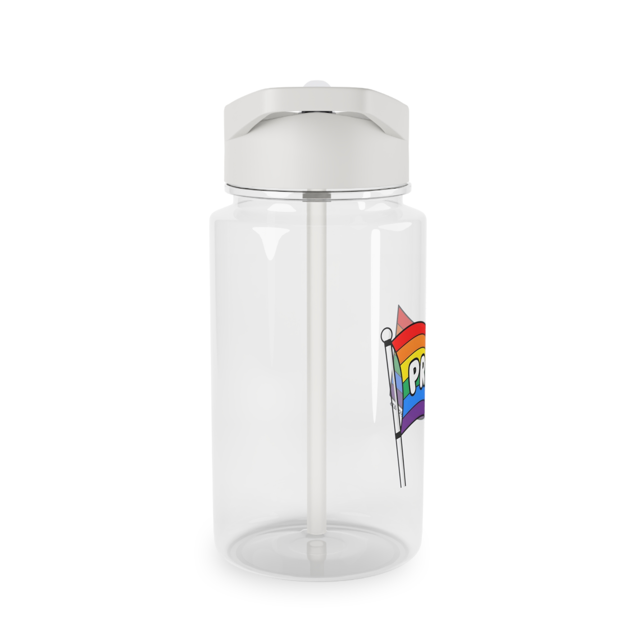 Proud Rainbow Flag Lgbtq Celebration Tritan Water Bottle - Image 4
