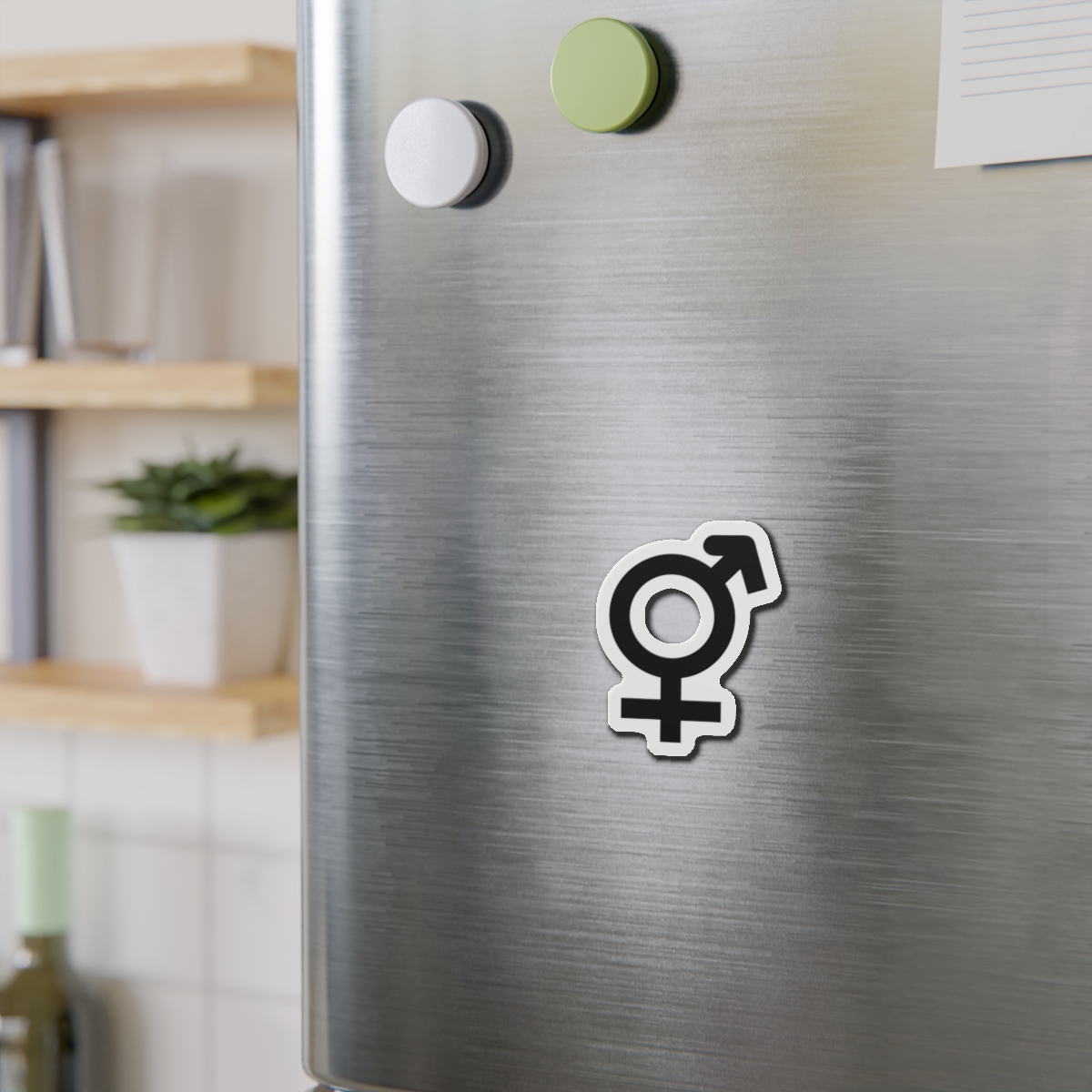 Combined Gender Symbol Diversity Identity Die Cut Magnets - Image 6