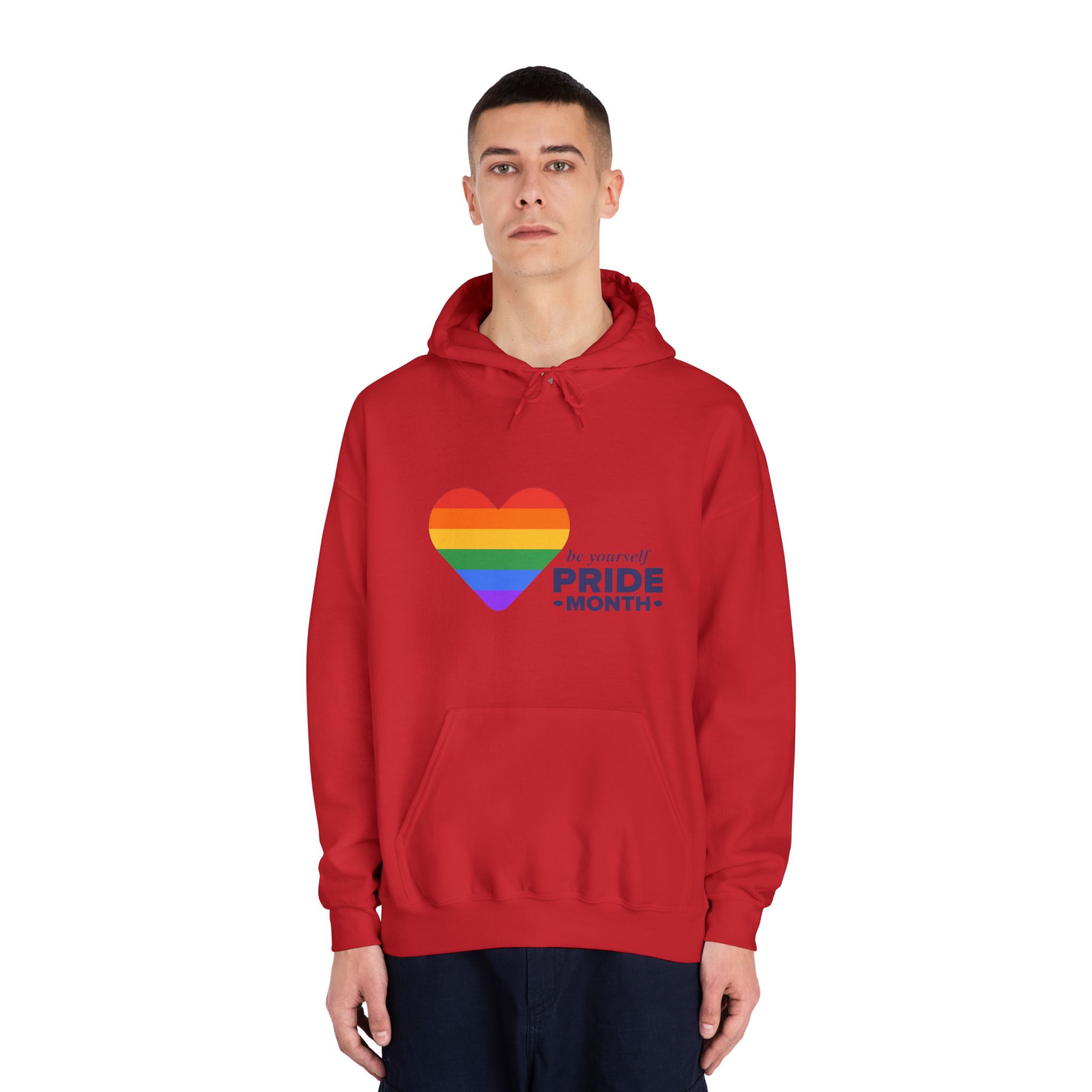 Lgbt Pride Month June Lgbt Flag Rainbow Flag Love Concept Vector Illustration Poster Unisex Dryblend Hooded Sweatshirt - Image 35