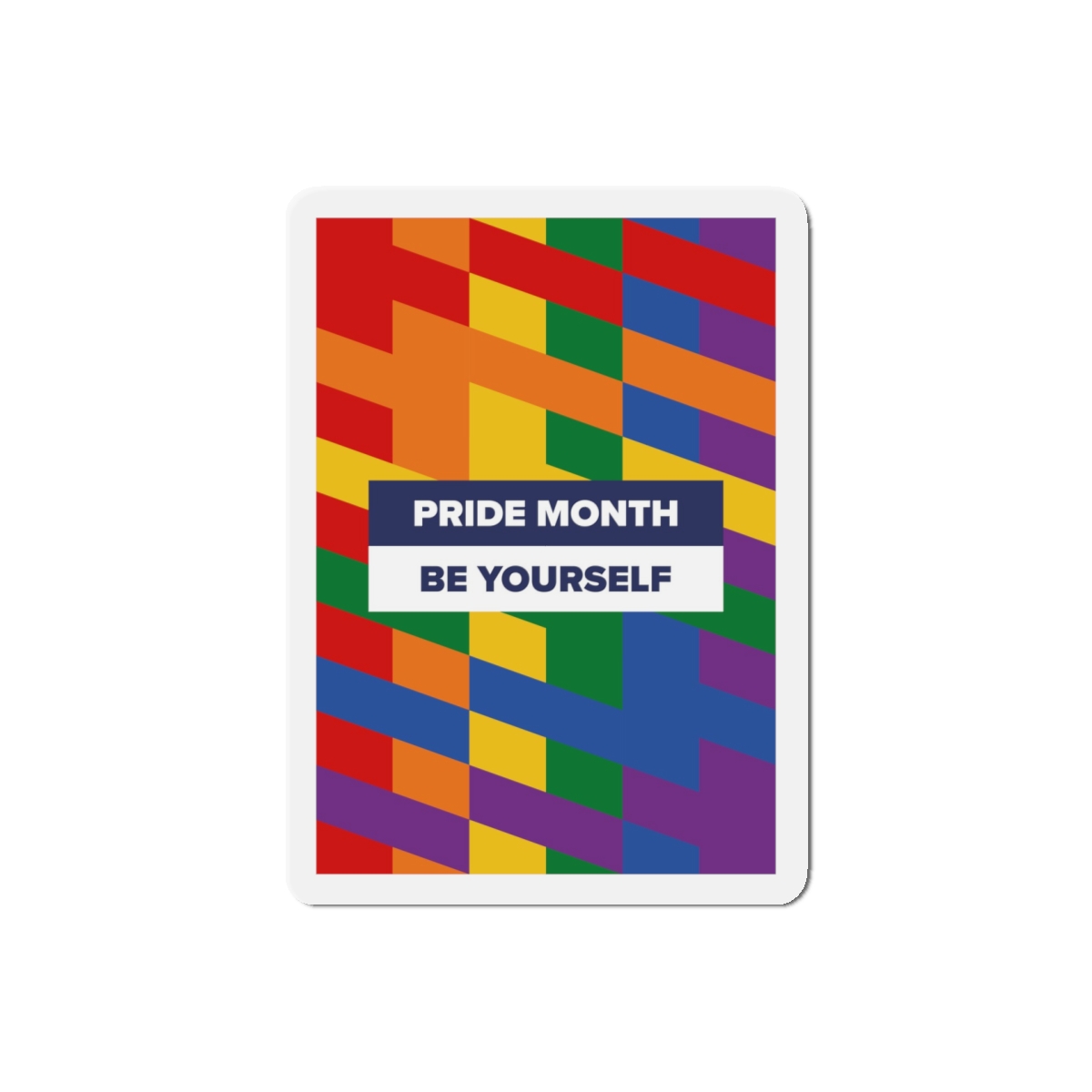 Lgbt Pride Month June Lesbian Gay Bisexual Transgender Lgbtq Flag Rainbow Vector(1)3 Die Cut Magnets - Image 10