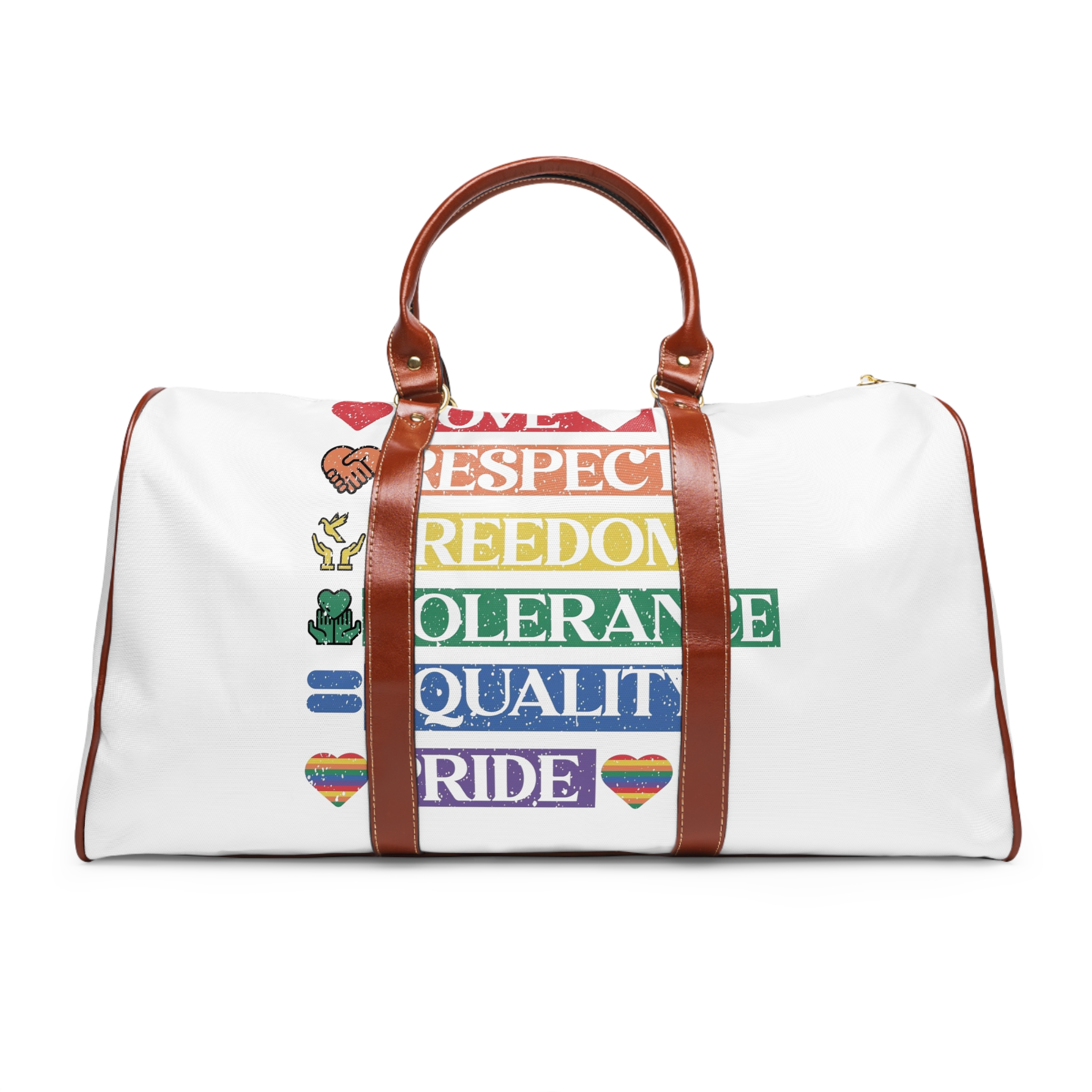 Lgbtq Pride Month Quote Eps Design Vector Pride Design Template (1) Waterproof Travel Bag
