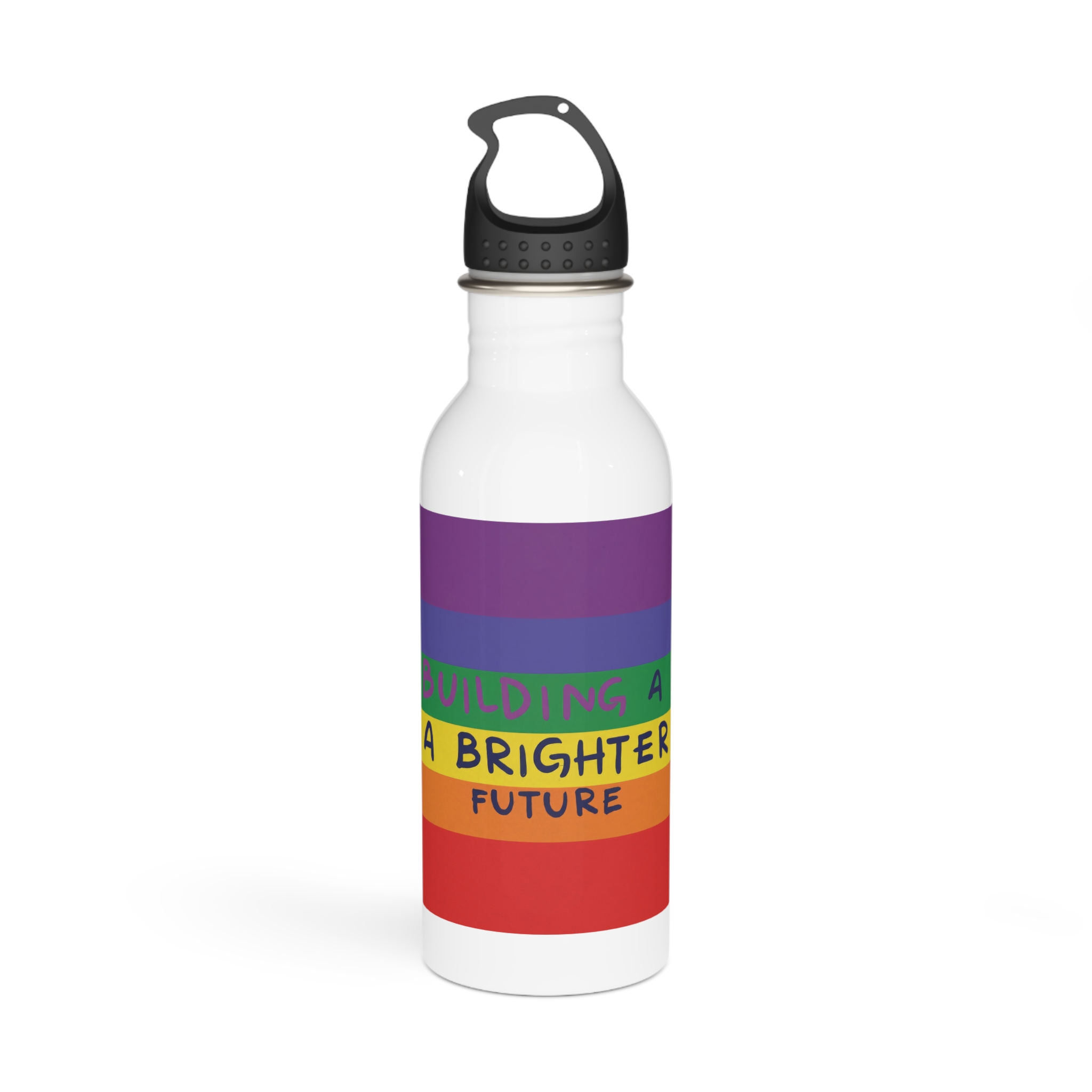 Rainbow Lgbt Flag Vector Illustration Pride Month Rainbow Lgbt Flag Vector Illustration Pri Stainless Steel Water Bottle