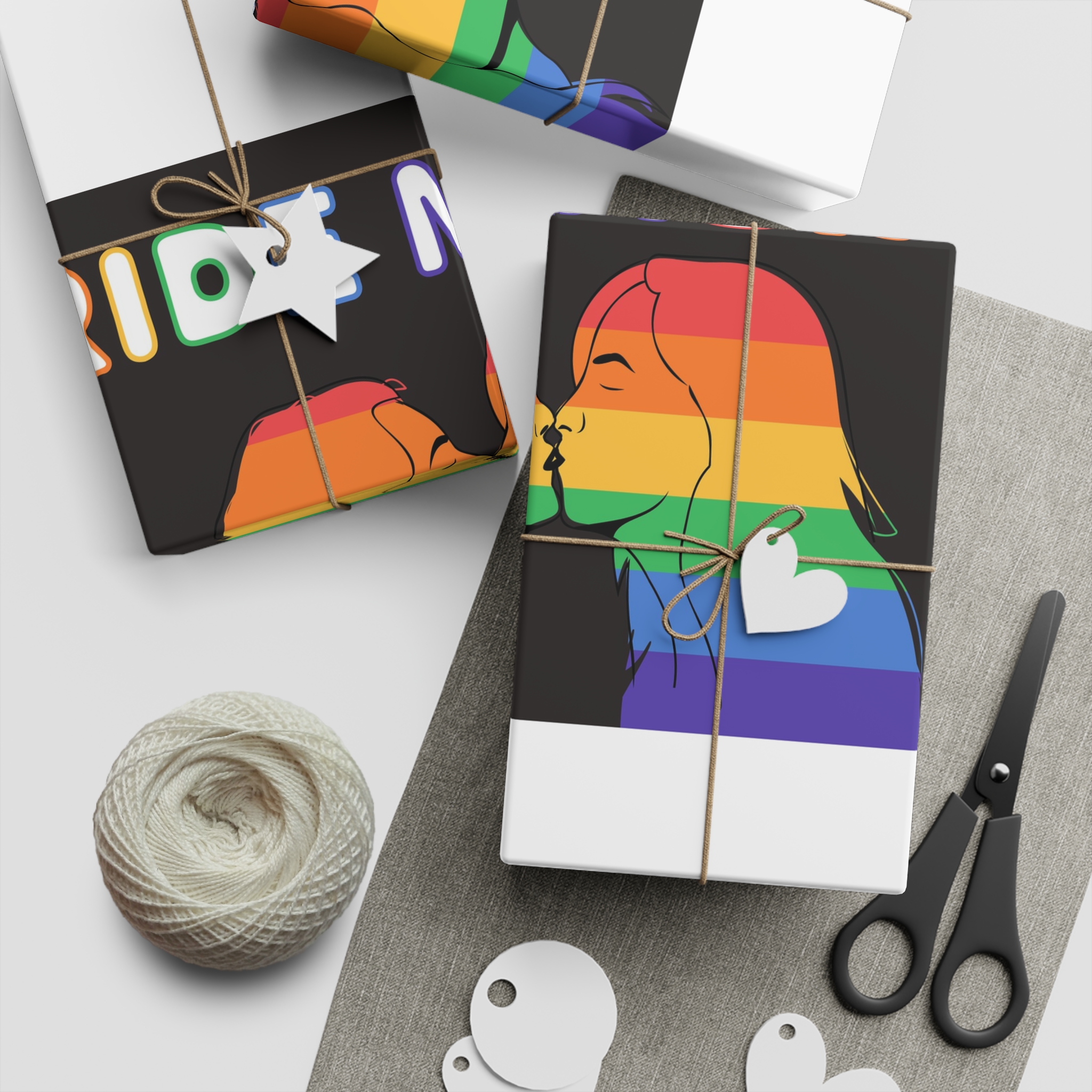 Lgbt Pride Month Gift Wrapping Paper Sheets 1pc - Image 2