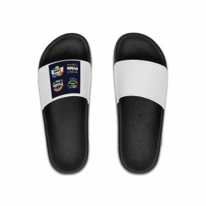 Flat Pride Day Badge Collection 3 Mens Slide Sandals