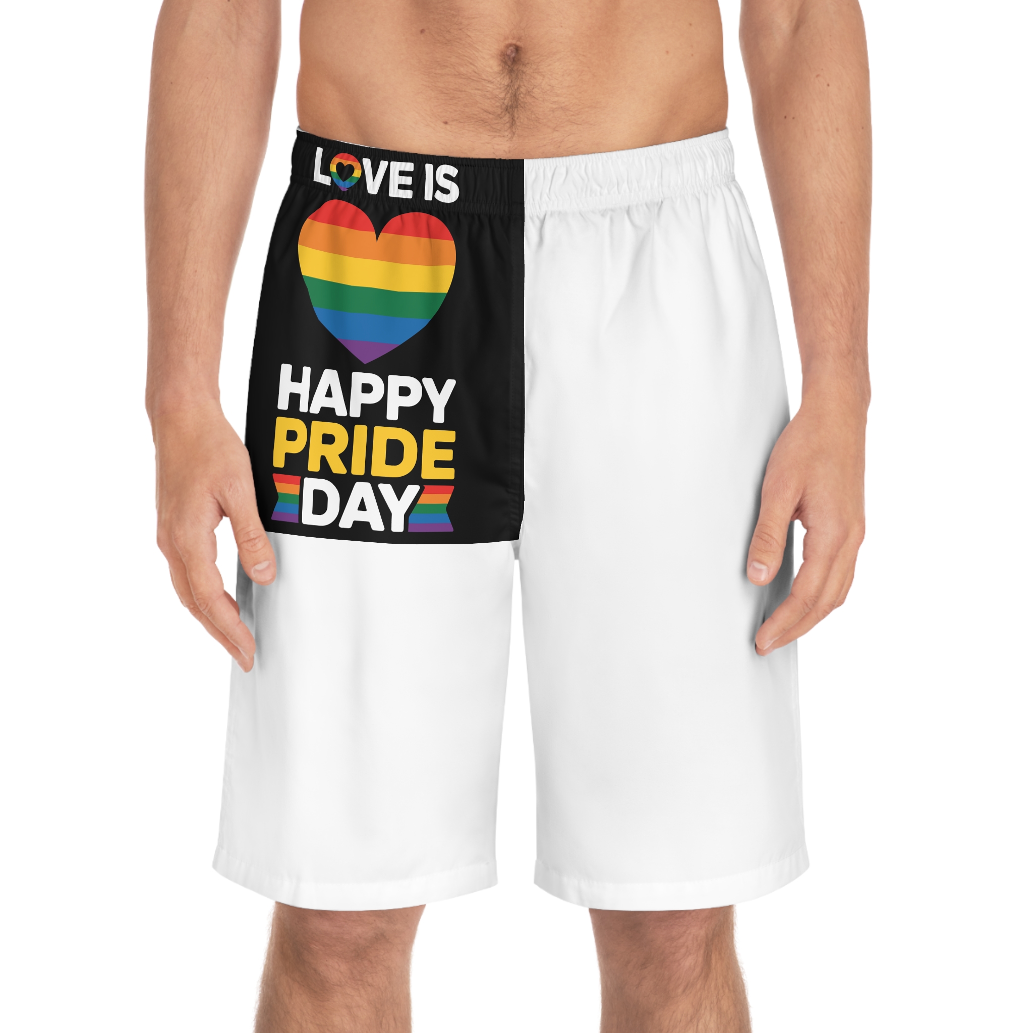 Lesbian Pride Design 050E97 Mens Board Shorts Aop - Image 3