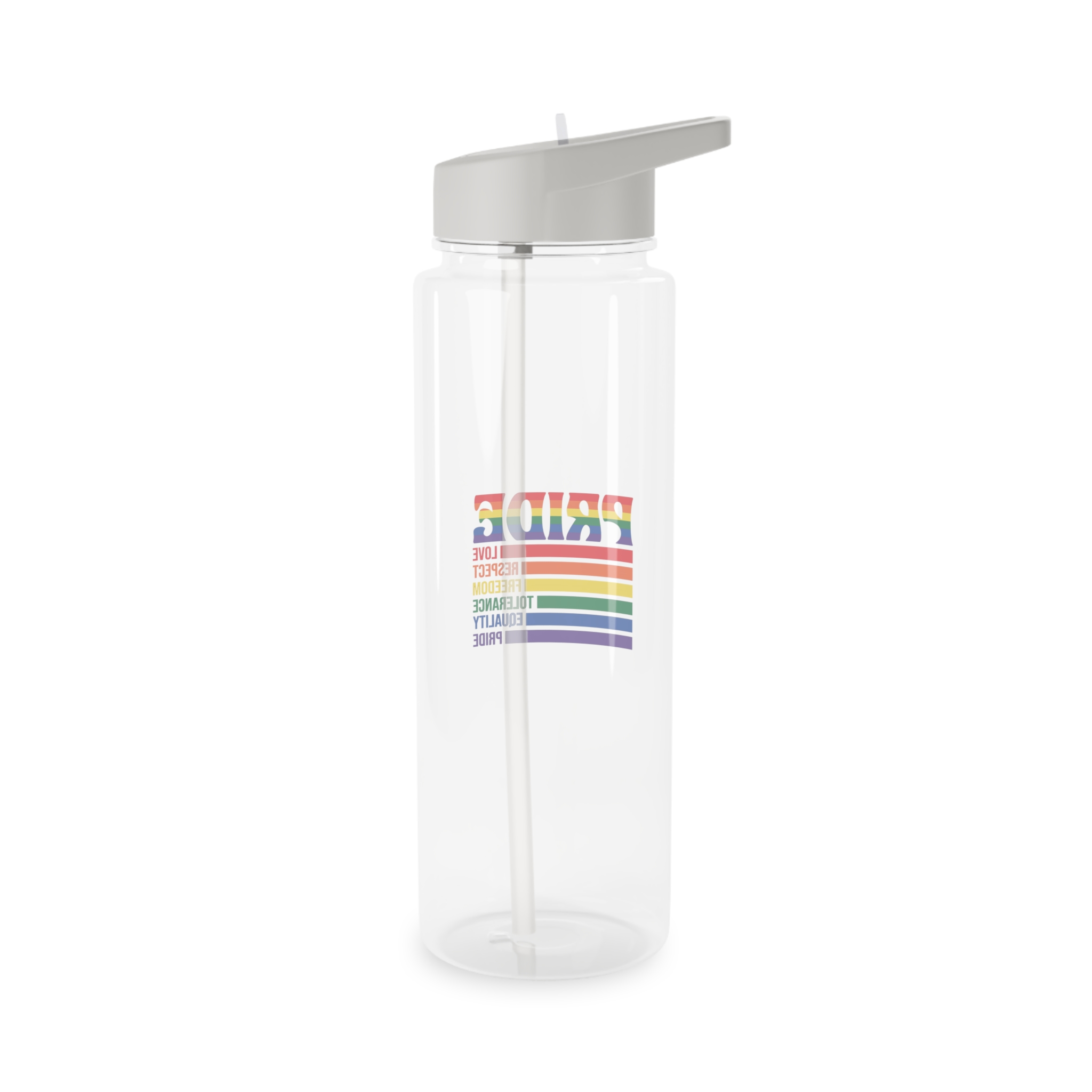 Pride Lgbtq Gay Typography Vector Tshirt Design1 Tritan Water Bottle - Image 6