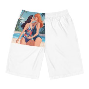 Lesbian Pride Design 9A4265 Mens Board Shorts Aop