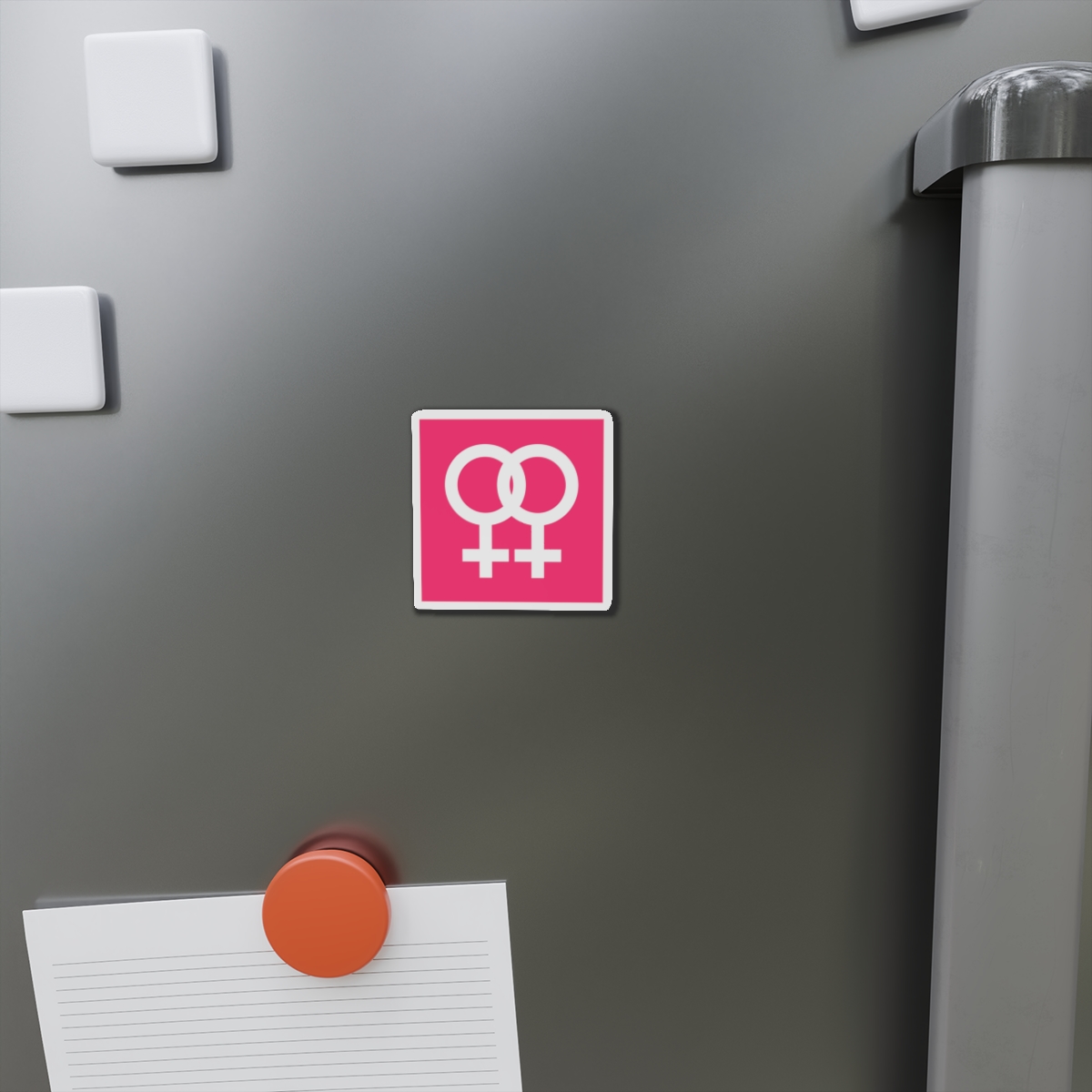 Lesbian Pride Design 2B26C2 Die Cut Magnets - Image 2