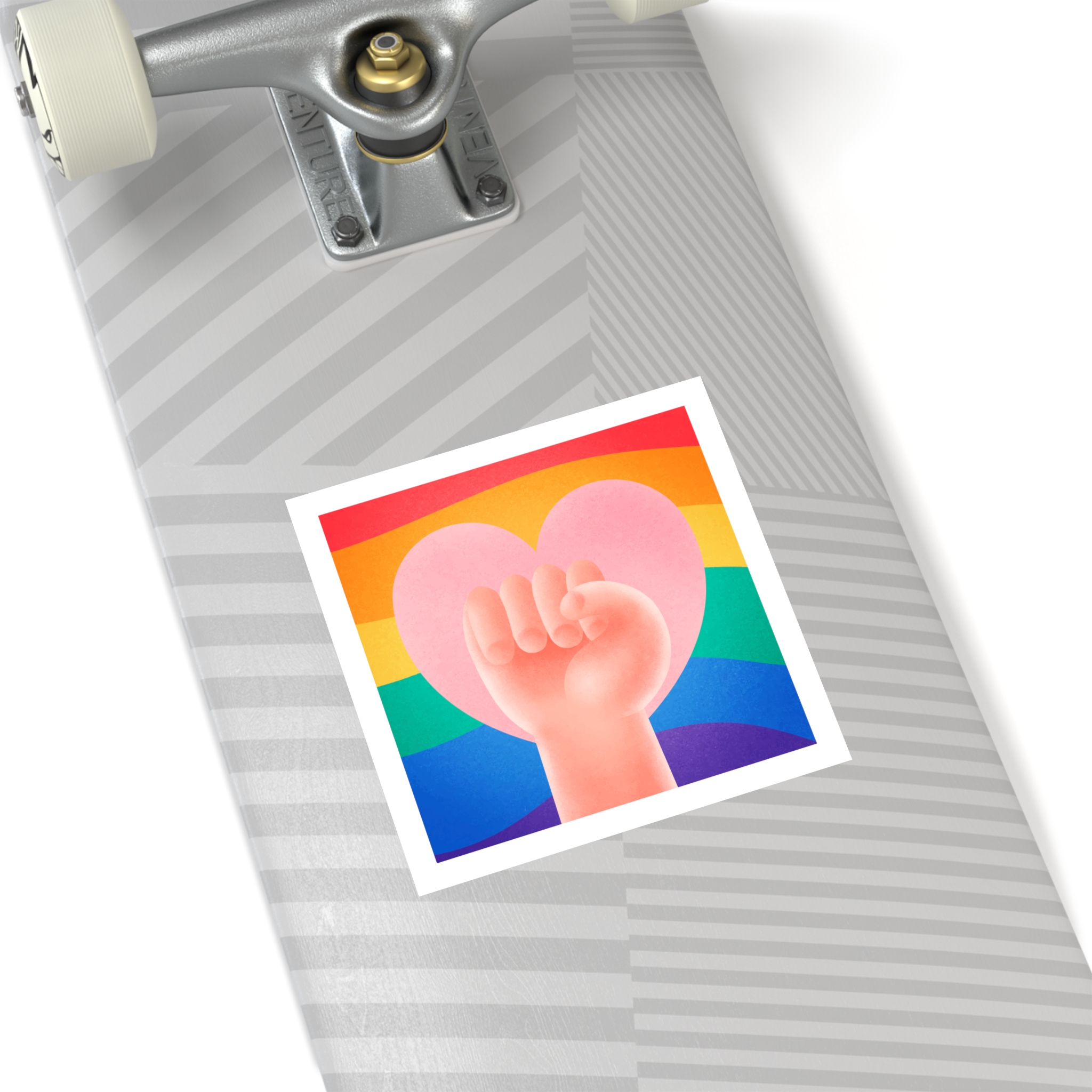 Pride Day Concept 2 Laminate Stickers Square - Image 36