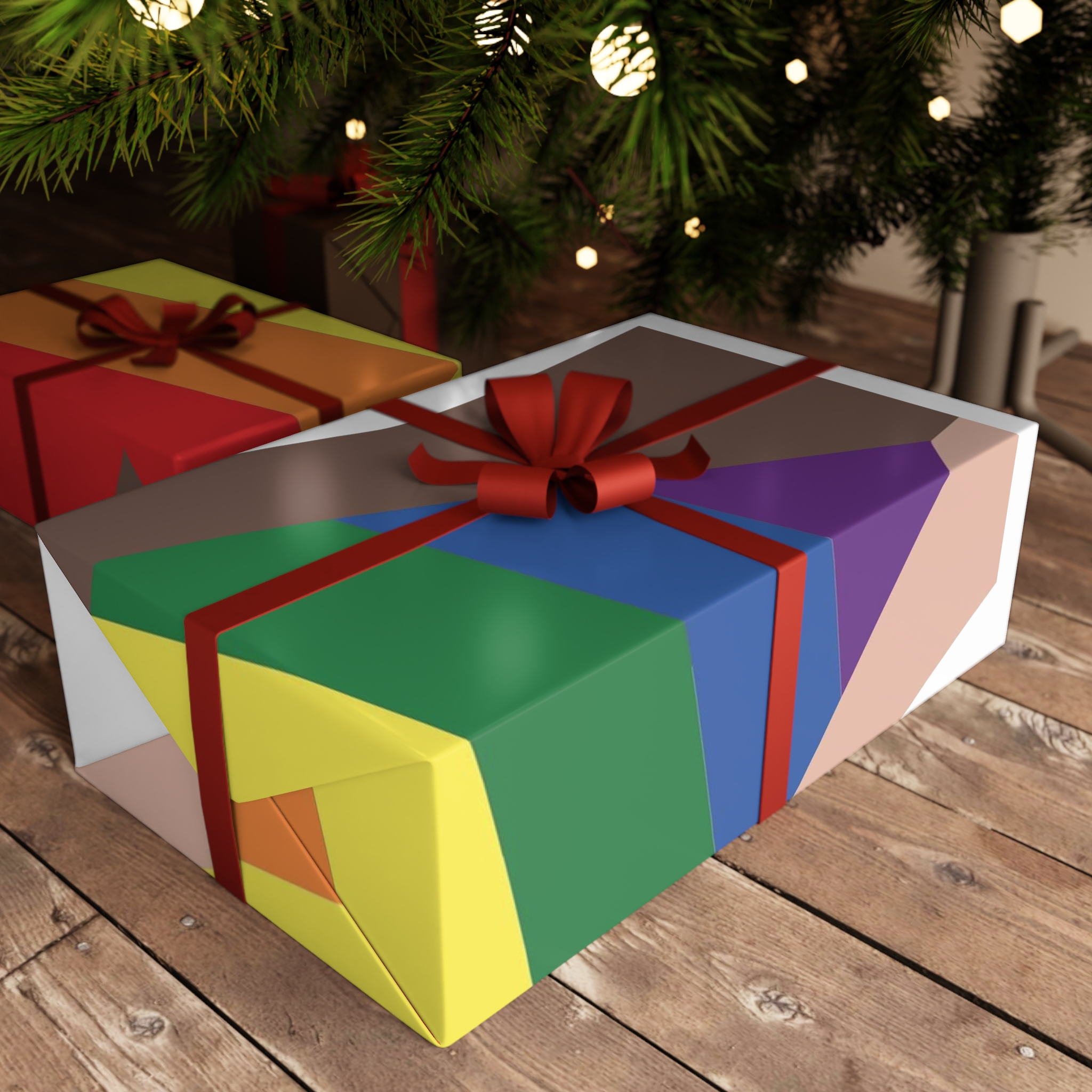 Hands Different Colors Skin Holding Rainbow Heart Lgbtq Color Gift Wrapping Paper Sheets 1pc - Image 6
