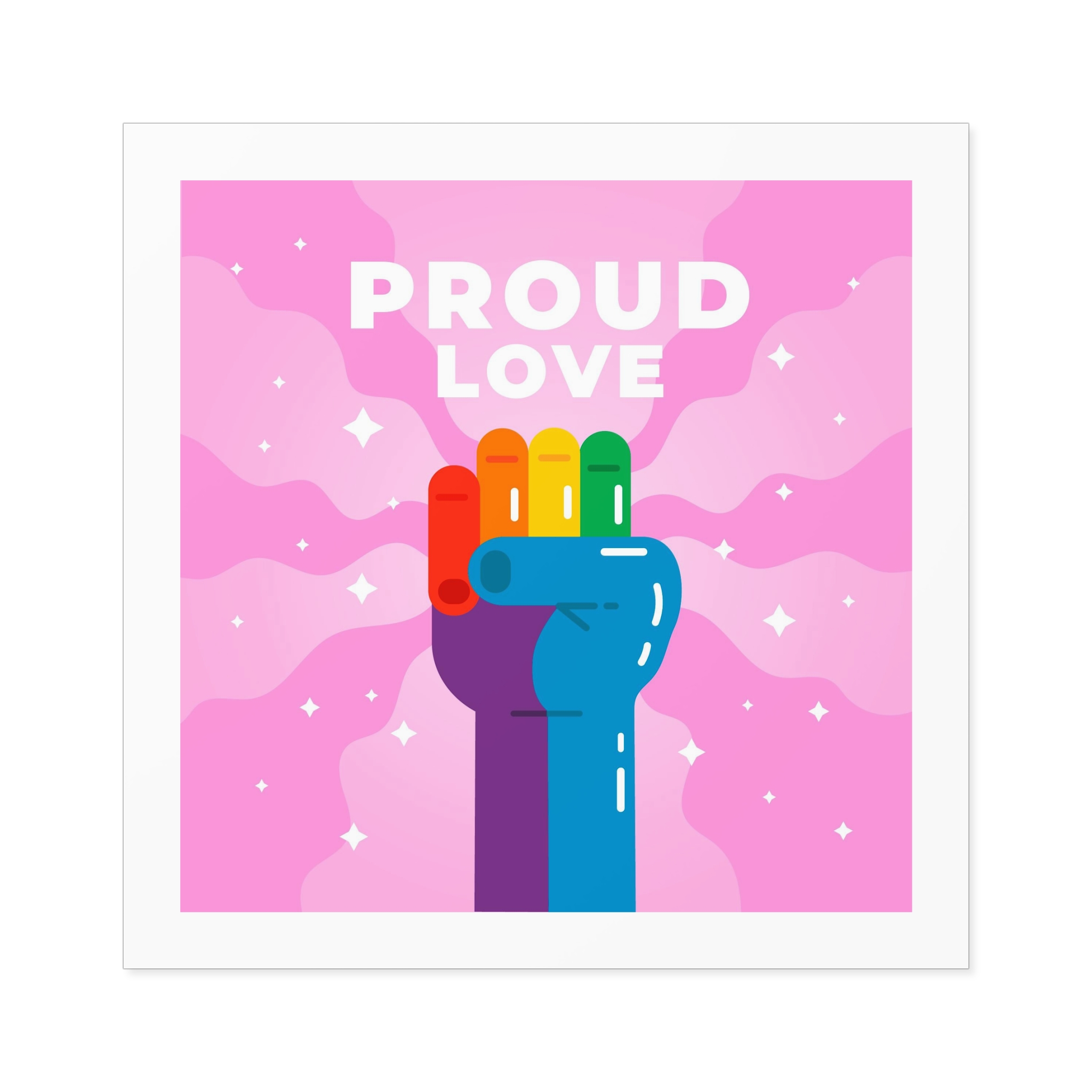 Pride Day Concept(4) Laminate Stickers Square - Image 61