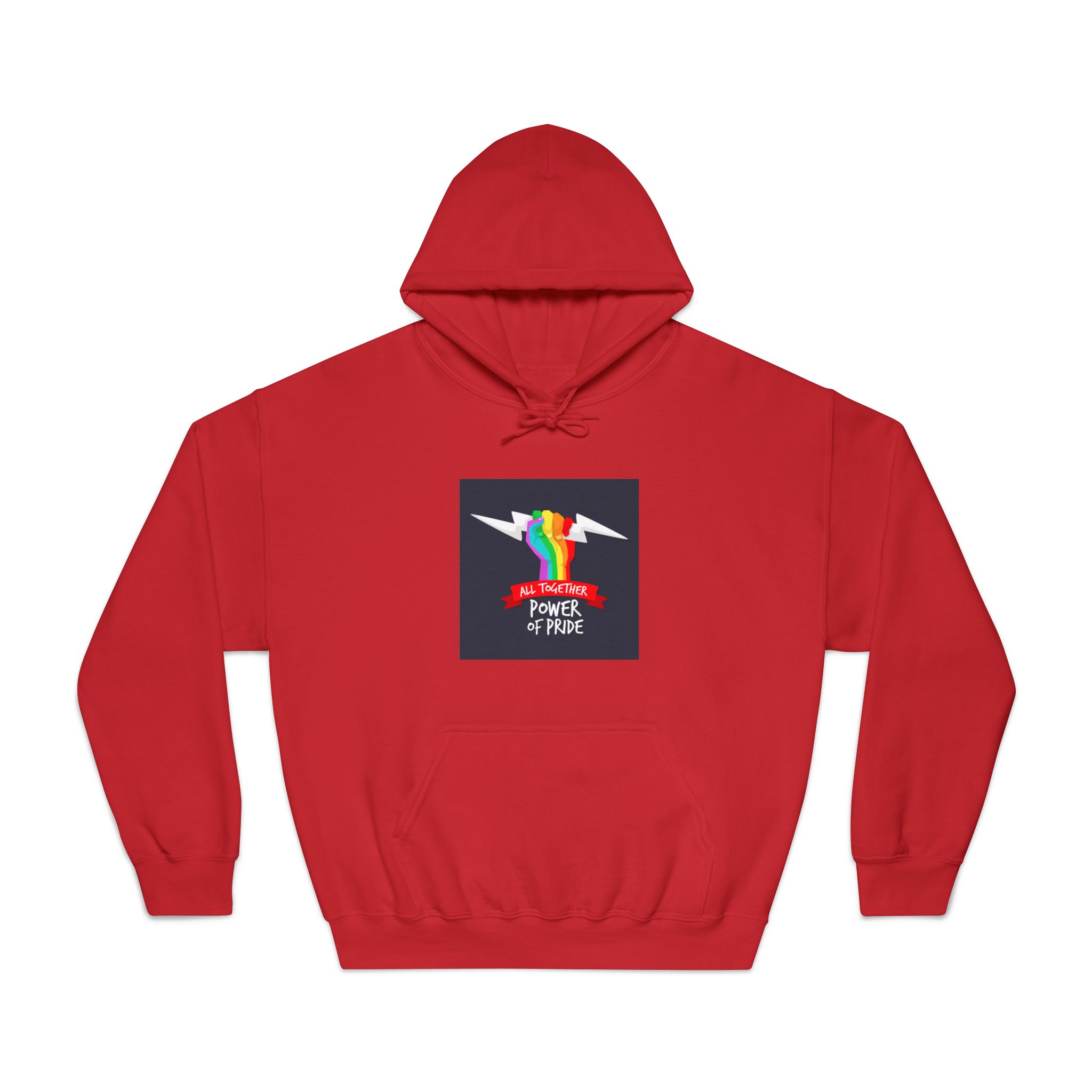 Pride Day Event Theme Unisex Dryblend Hooded Sweatshirt - Image 33