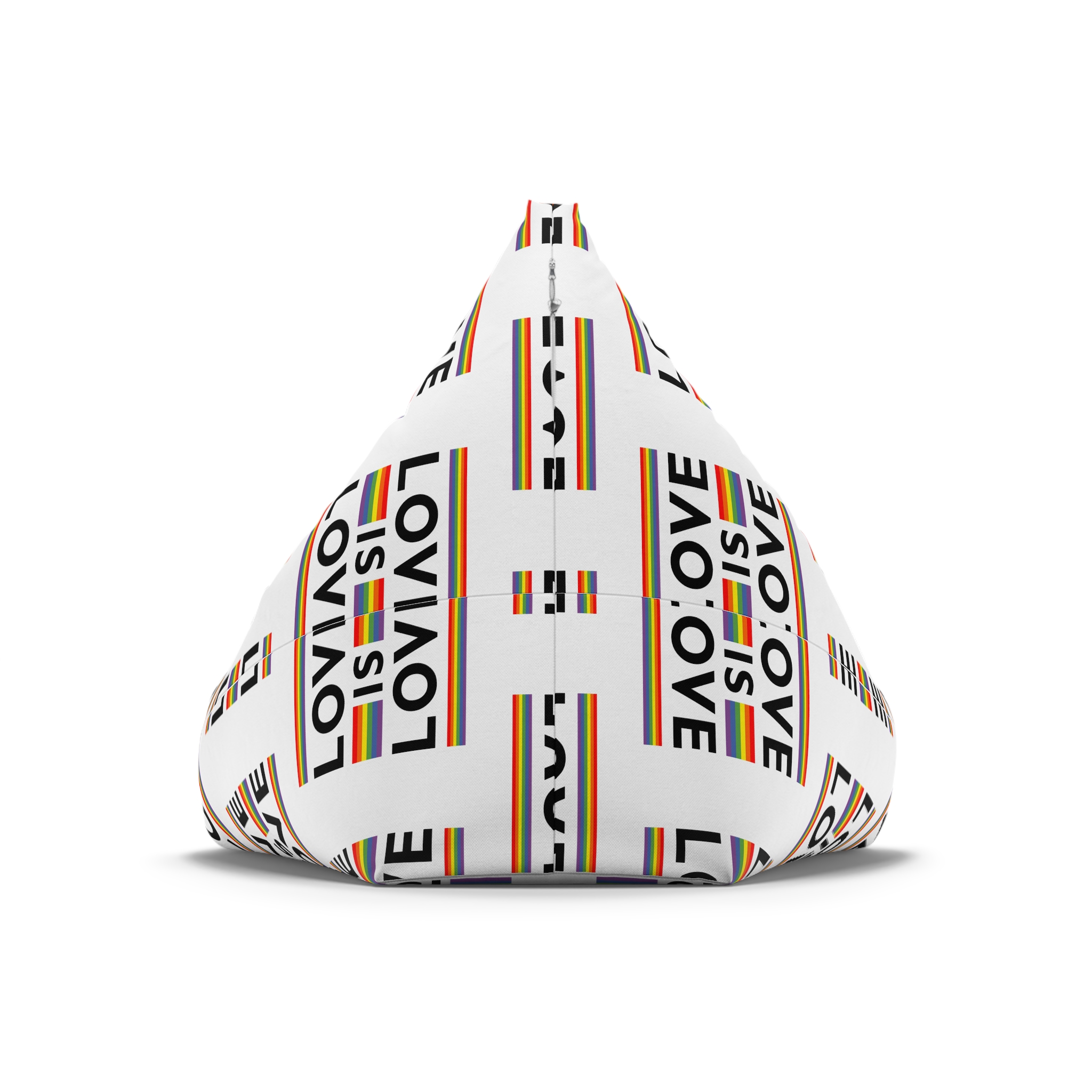 Love Is Love Lgbt Flag Symbol Pride Month Symbol Bean Bag Chair Cover - Image 6