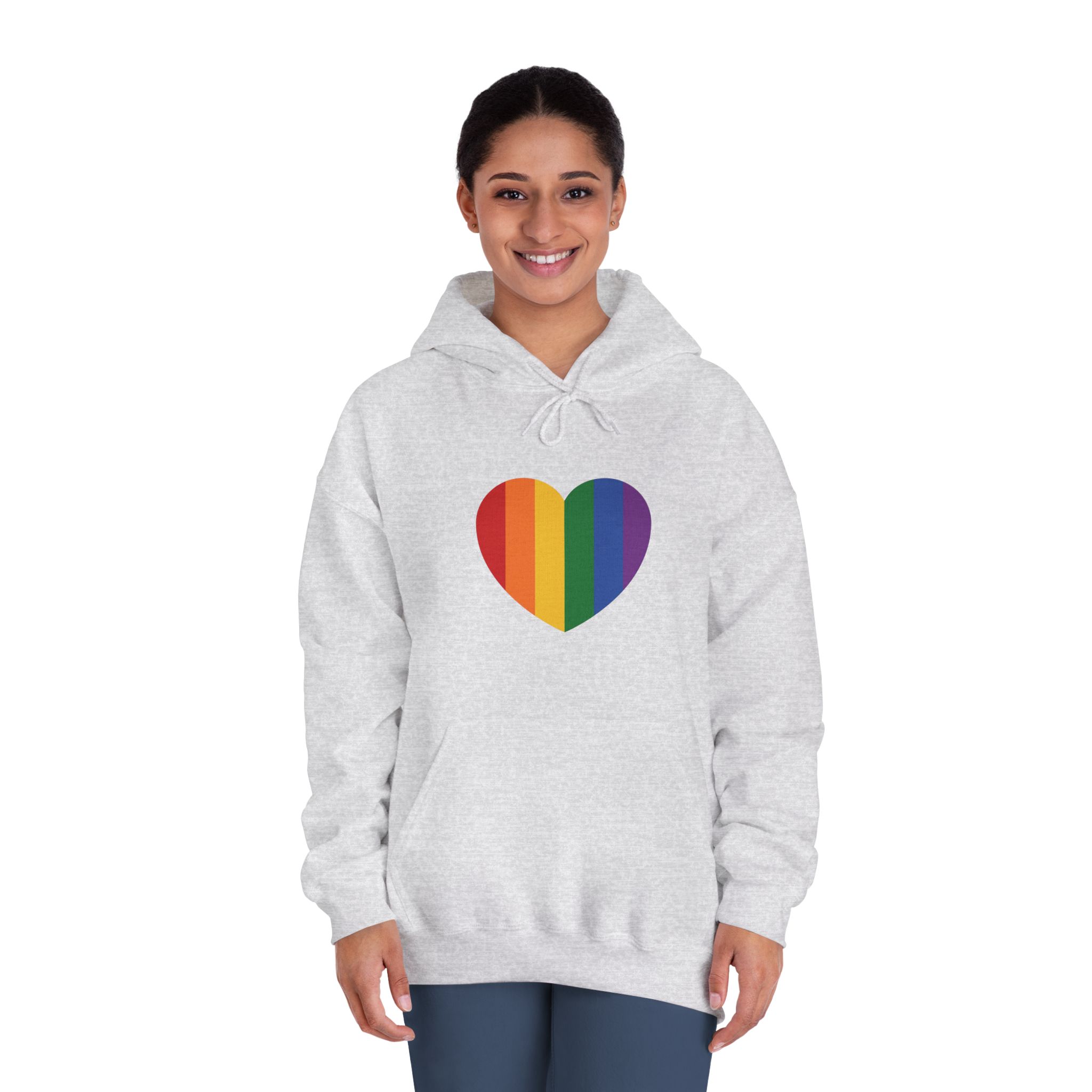 Lgbt Pride Month June Lesbian Gay Bisexual Transgender Lgbtq Flag Rainbow Vector(4) Unisex Dryblend Hooded Sweatshirt - Image 8
