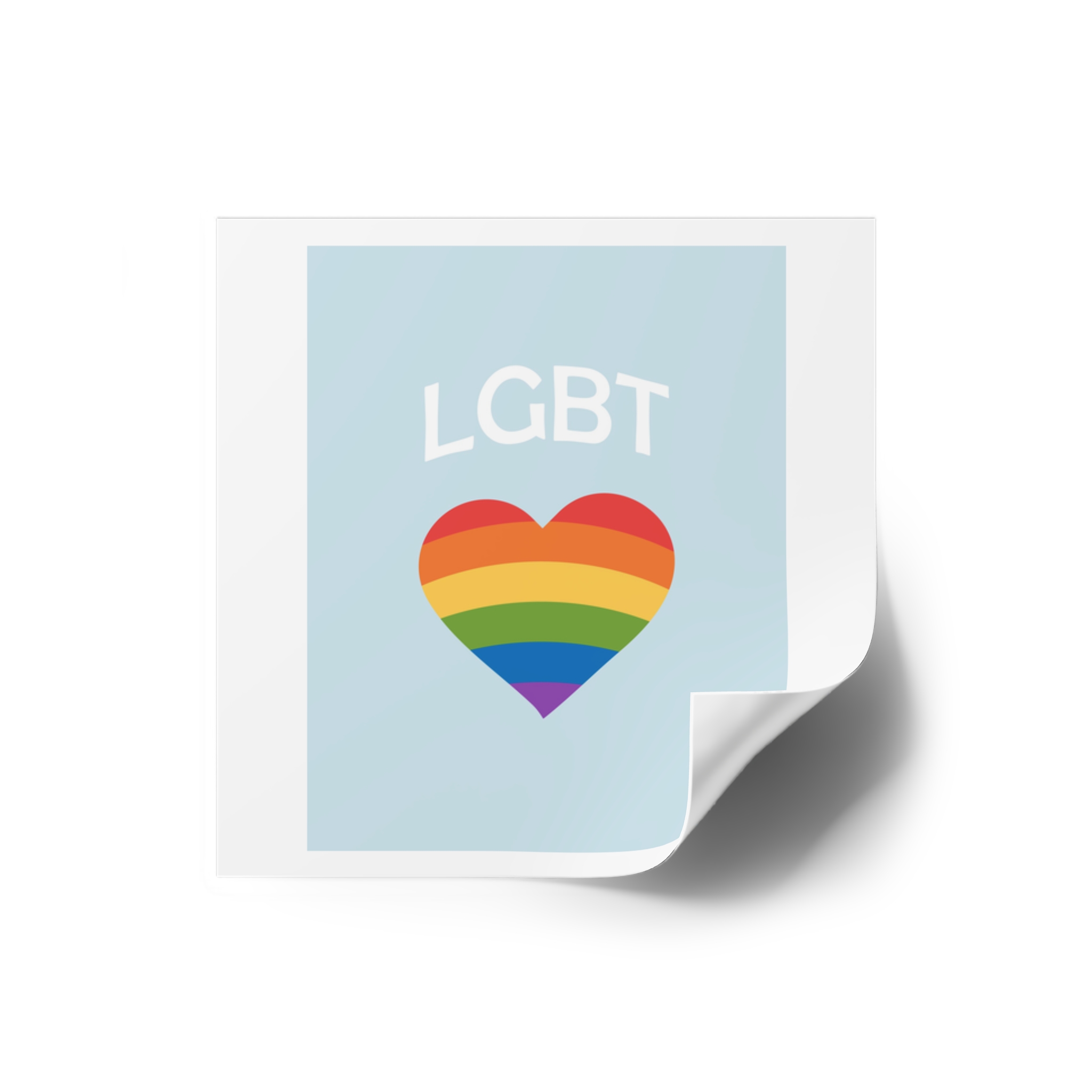 Pride 4 Laminate Stickers Square - Image 2