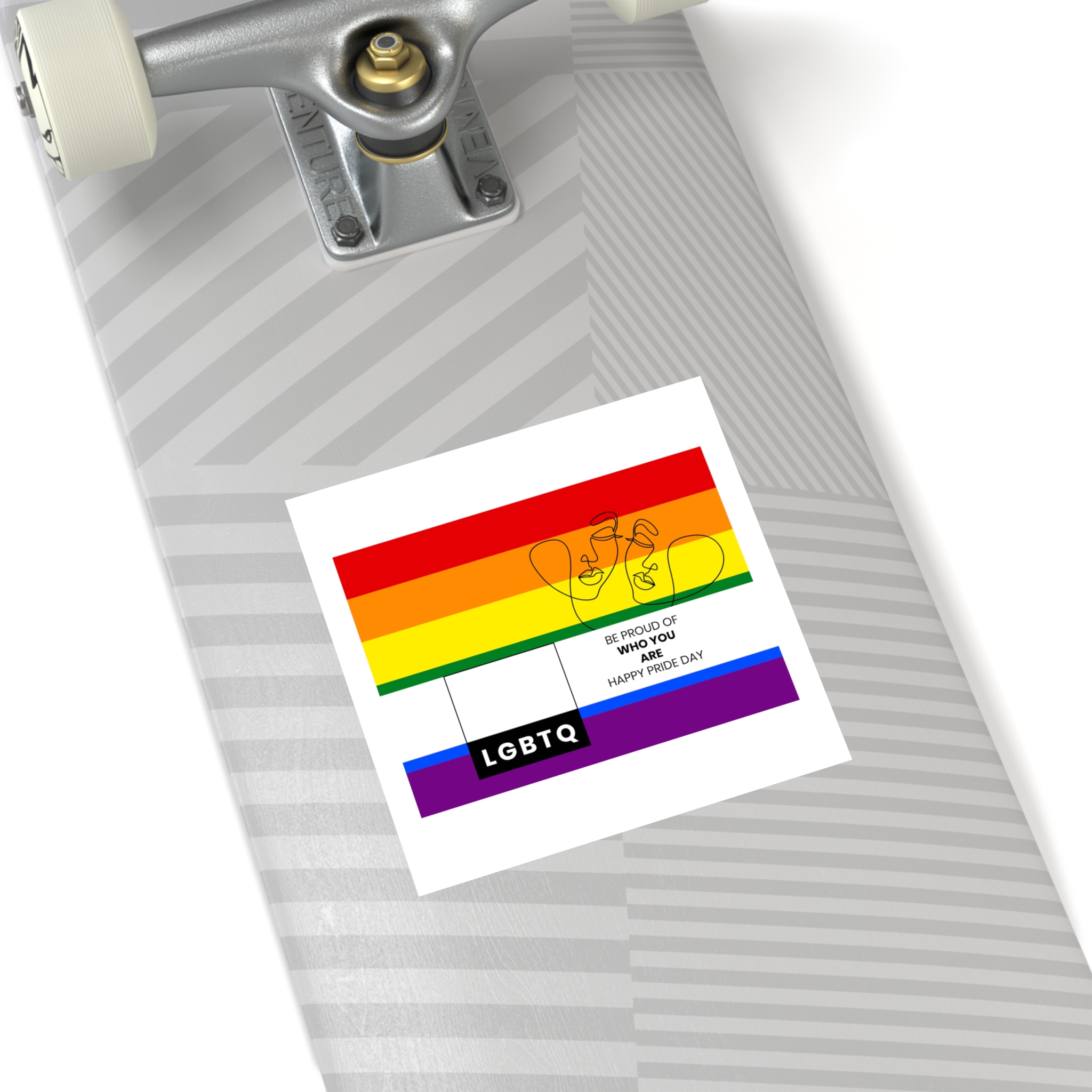 Lgbtq Pride Month Celebration Banner Poster Card Design Vector Illustration Laminate Stickers Square - Image 44