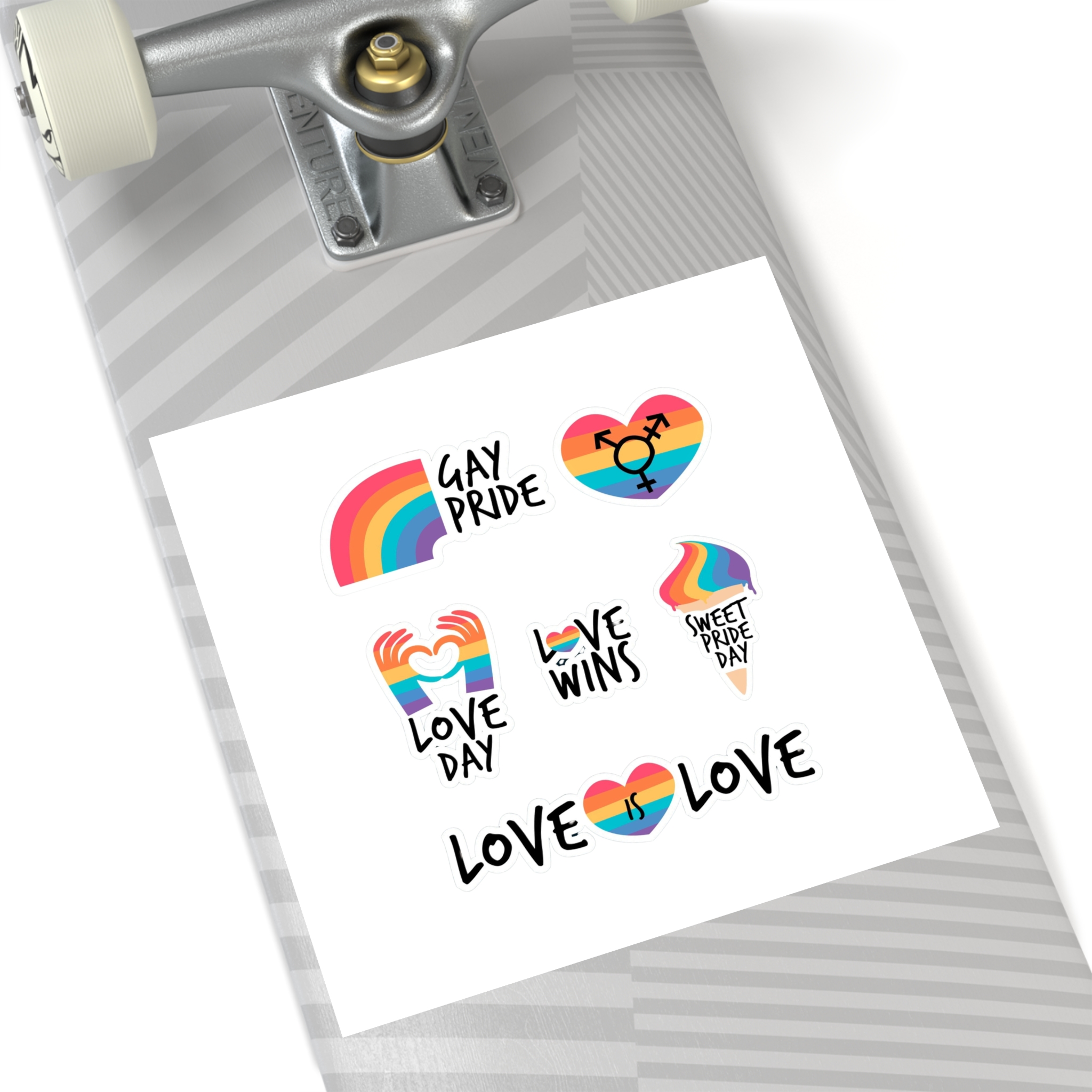 Pride Day Label Pack Theme Laminate Stickers Square - Image 60